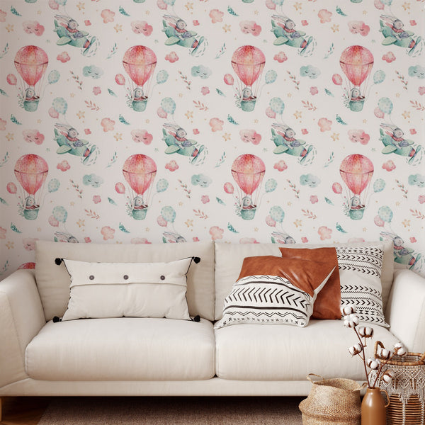Bright Pink Leopard Print Wallpaper Bedroom Mural 