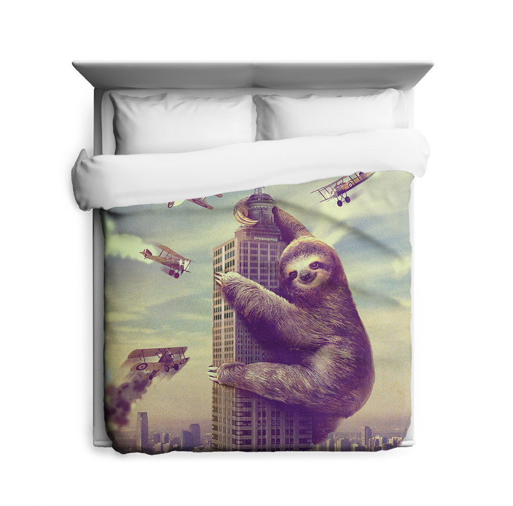 Slothzilla Duvet Cover Sharp Shirter