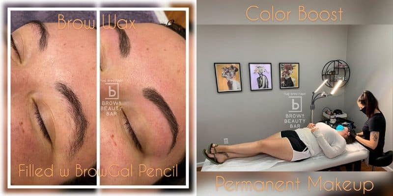 Microblading process done by our expert