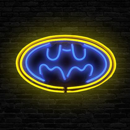 BATMAN Neon Signage (45 x 15)cms - Slimjim Online