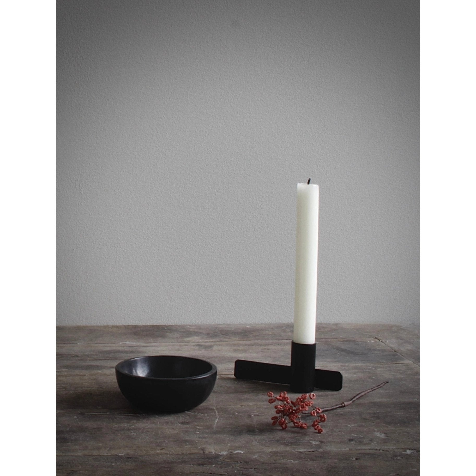 Charcoal  Dipped Beeswax Taper Candles – Mo&Co Home