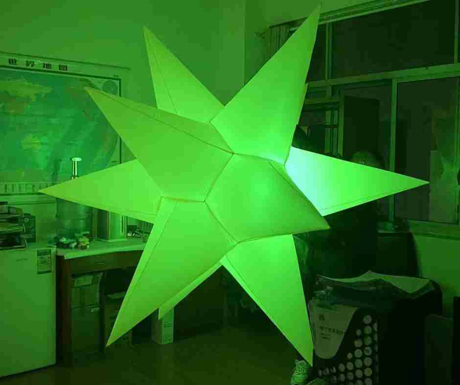 led inflatable star decorations