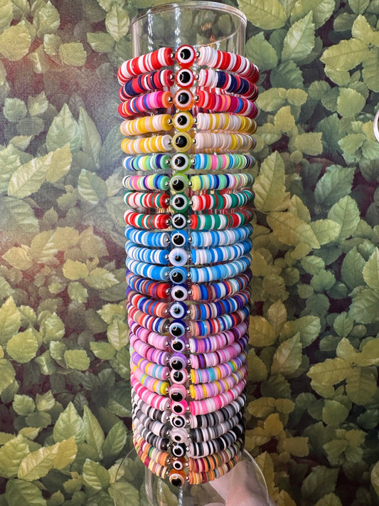 Wholesale In Bulk Multi Color And Design Clay Beads Bracelet Love Evil Eyes  Beaded Bracelet, Love Bracelet, Bead Bracelet - Buy China Wholesale Phone  Chain $0.7