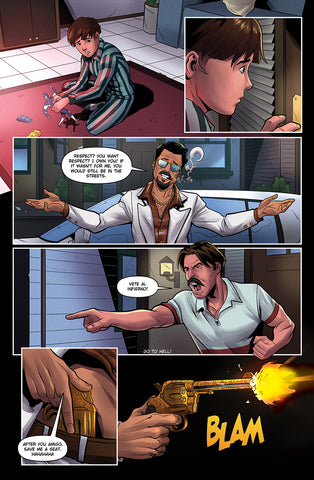 DopeSmack: Origin Part One Comic Book Sample Page