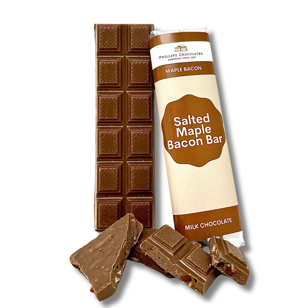 Phillips Chocolates - Salted Maple Bacon Milk Chocolate Bar