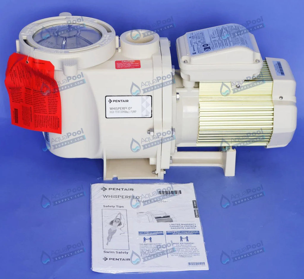 pentair-whisperflo 1 speed tefc pump 1.5hp 011528