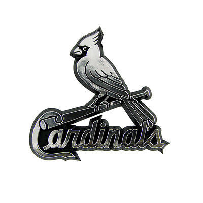 St. Louis Cardinals Logo 3D Chrome Auto Decal Sticker NEW! Truck or Ca – Hub City Sports