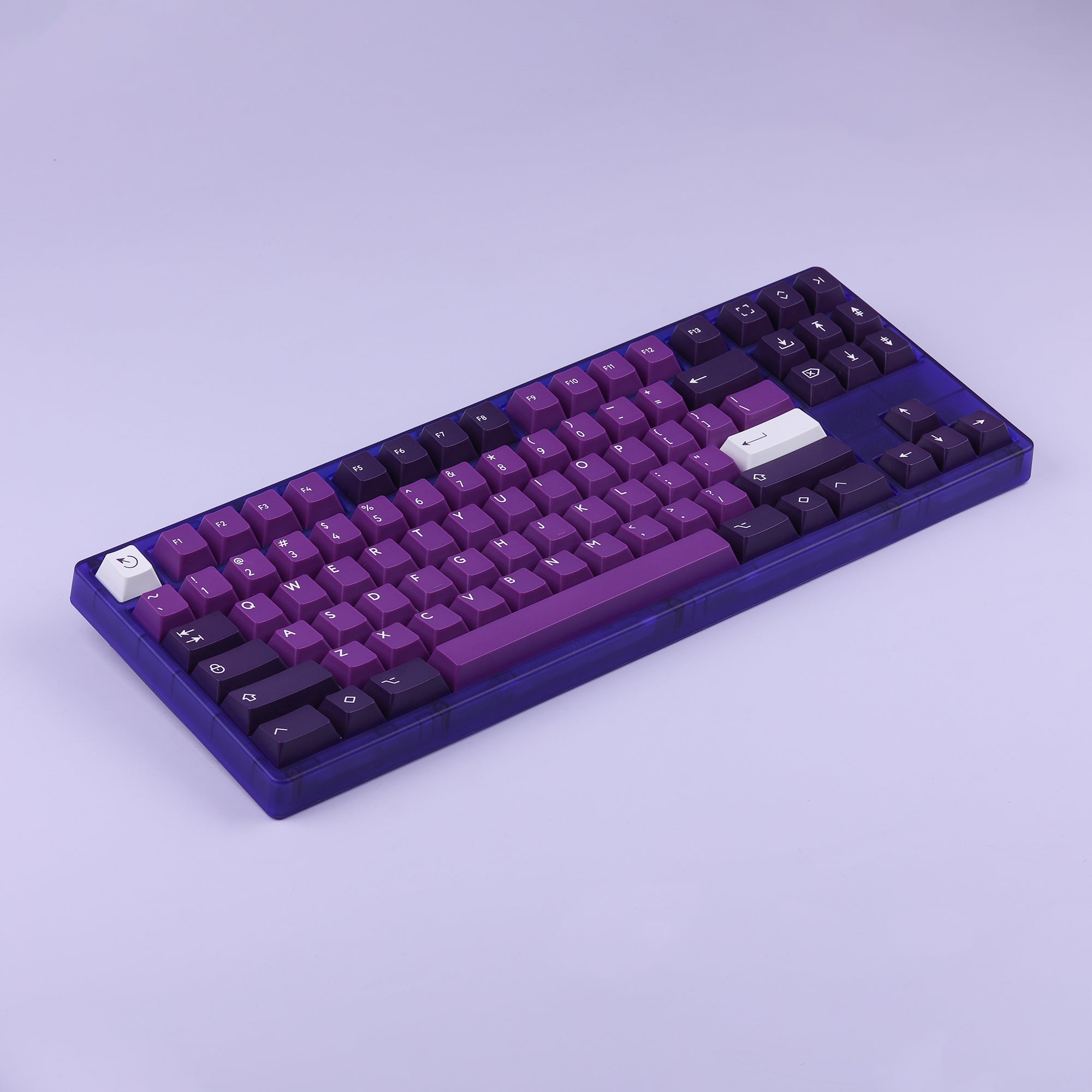 KBDfans Custom Keyboard Ready To Use Tiger Lite Hot-swap Keyboard With PBTfans Purpurite Keycaps