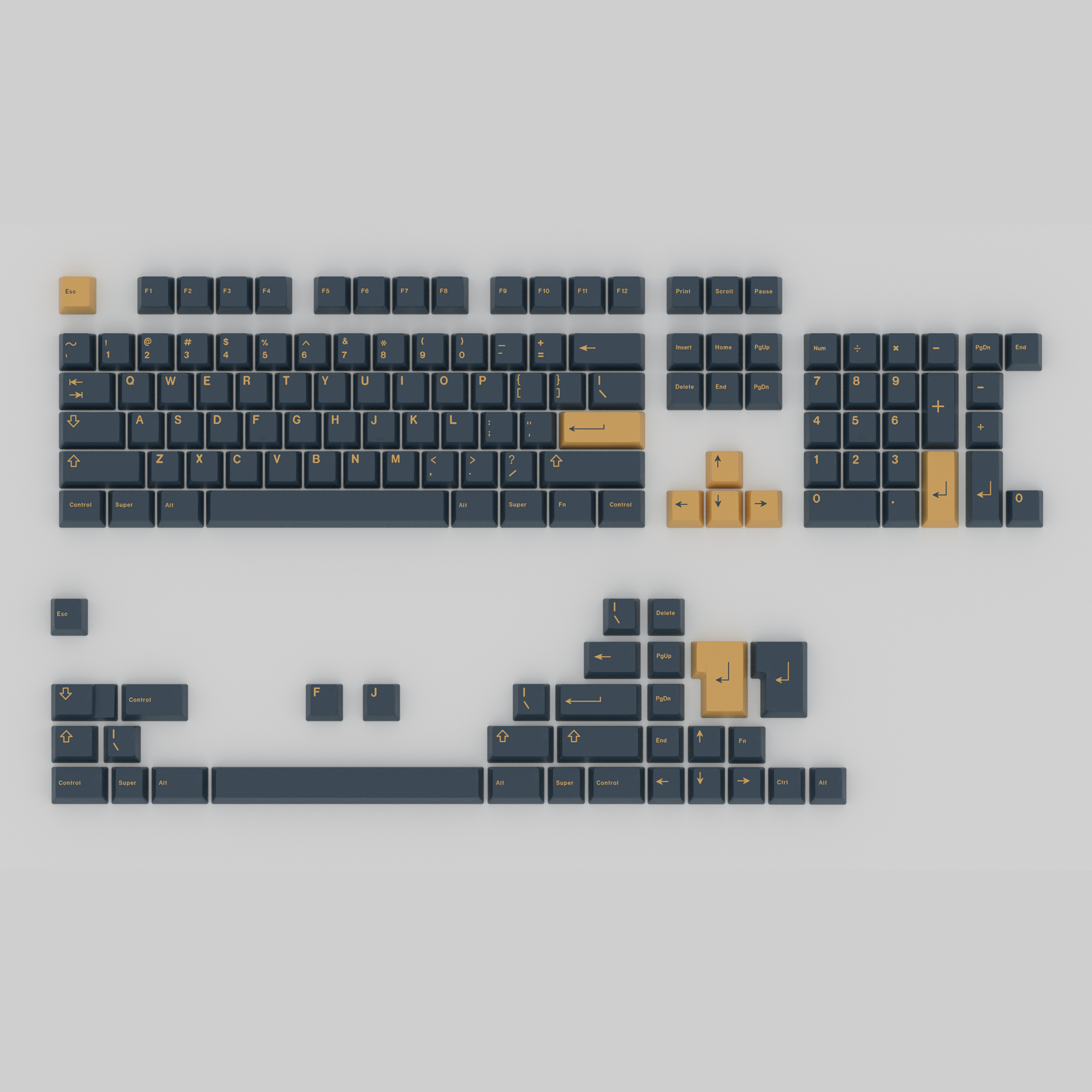 KBDfans Custom Keyboard GMK Moonlight
