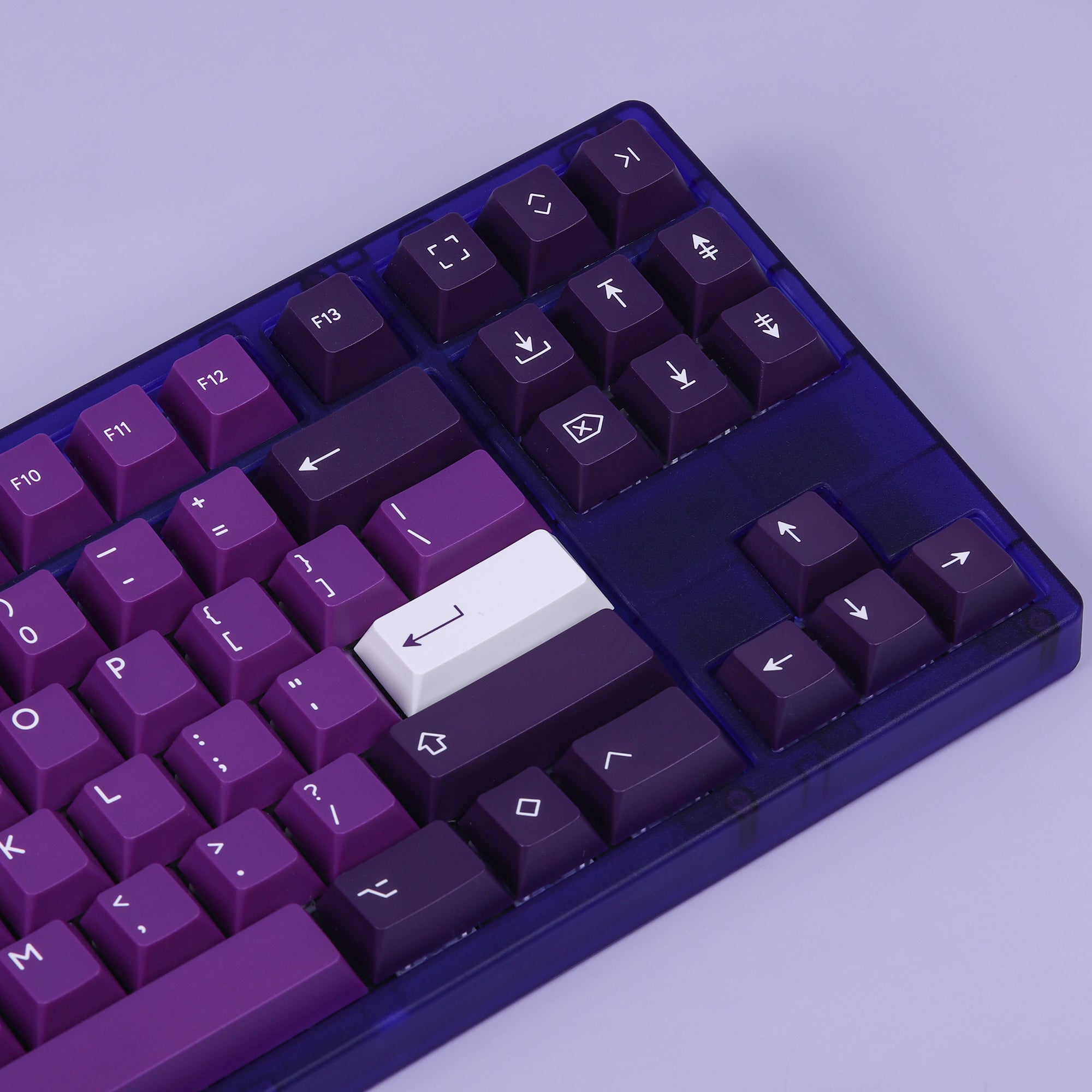 KBDfans Custom Keyboard Ready To Use Tiger Lite Hot-swap Keyboard With PBTfans Purpurite Keycaps