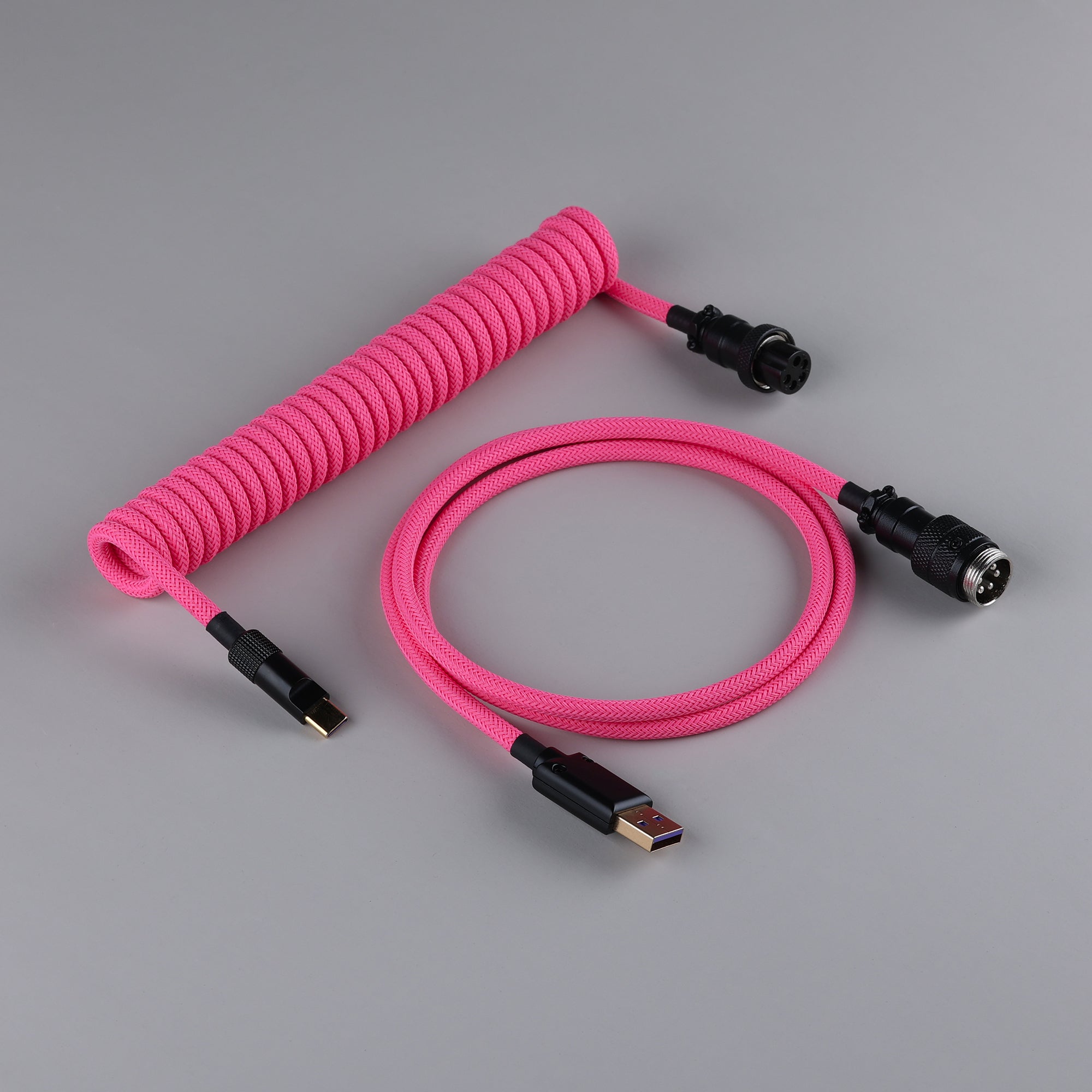 KBDfans Custom Keyboard KBDfans Pink Handmade Custom Mechanical Keyboard USB-C Cable