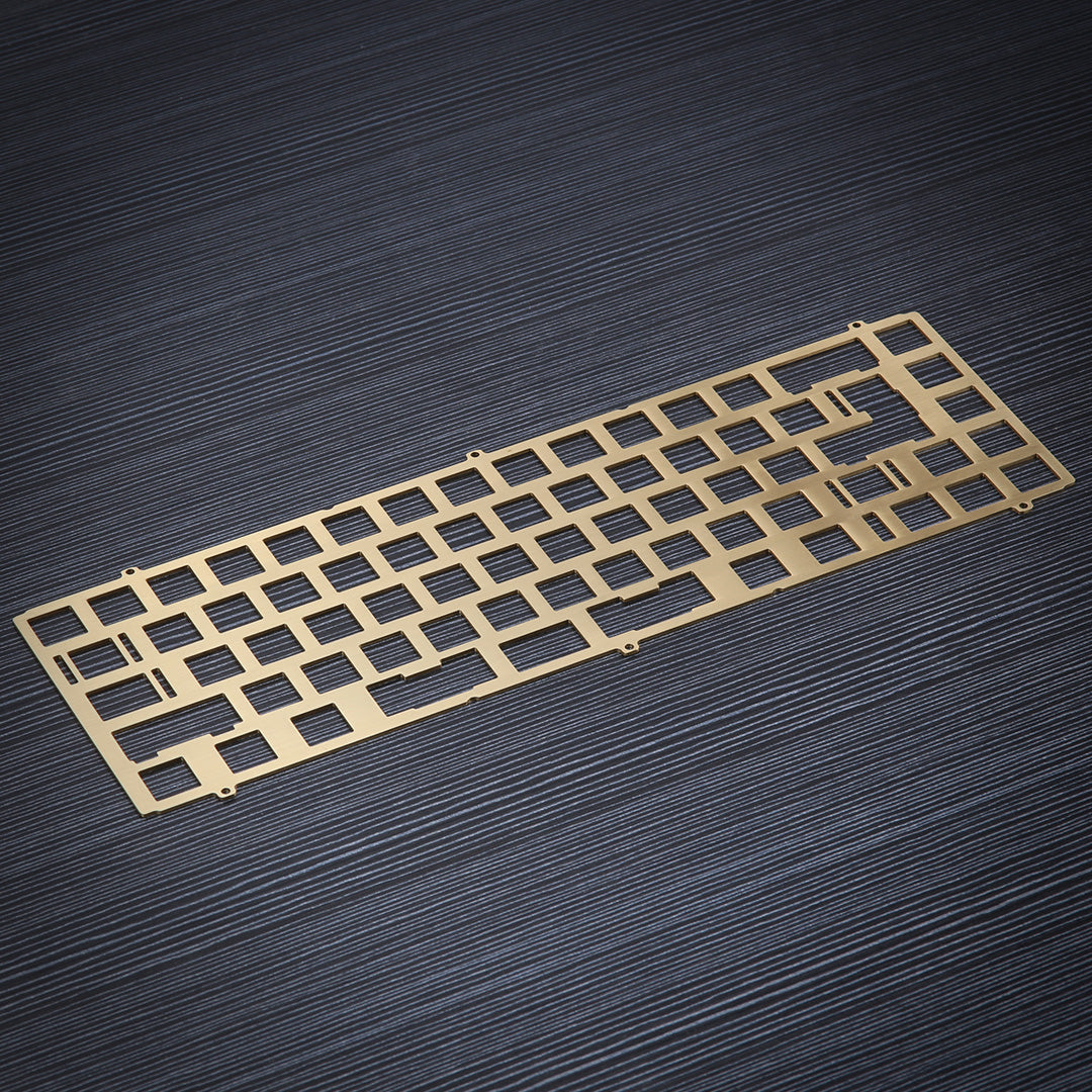 KBDfans Custom Keyboard KBD67 MarK II  Brass Plate