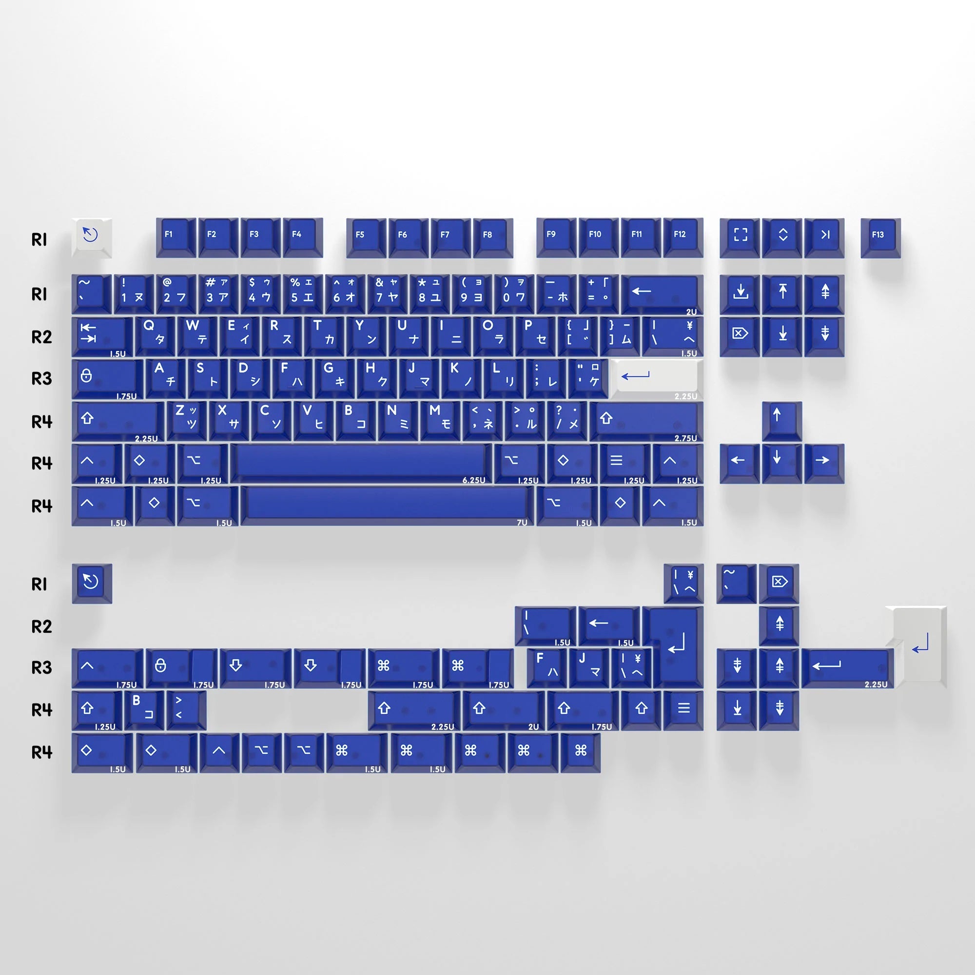 KBDfans Custom Keyboard PBTfans Klein Blue