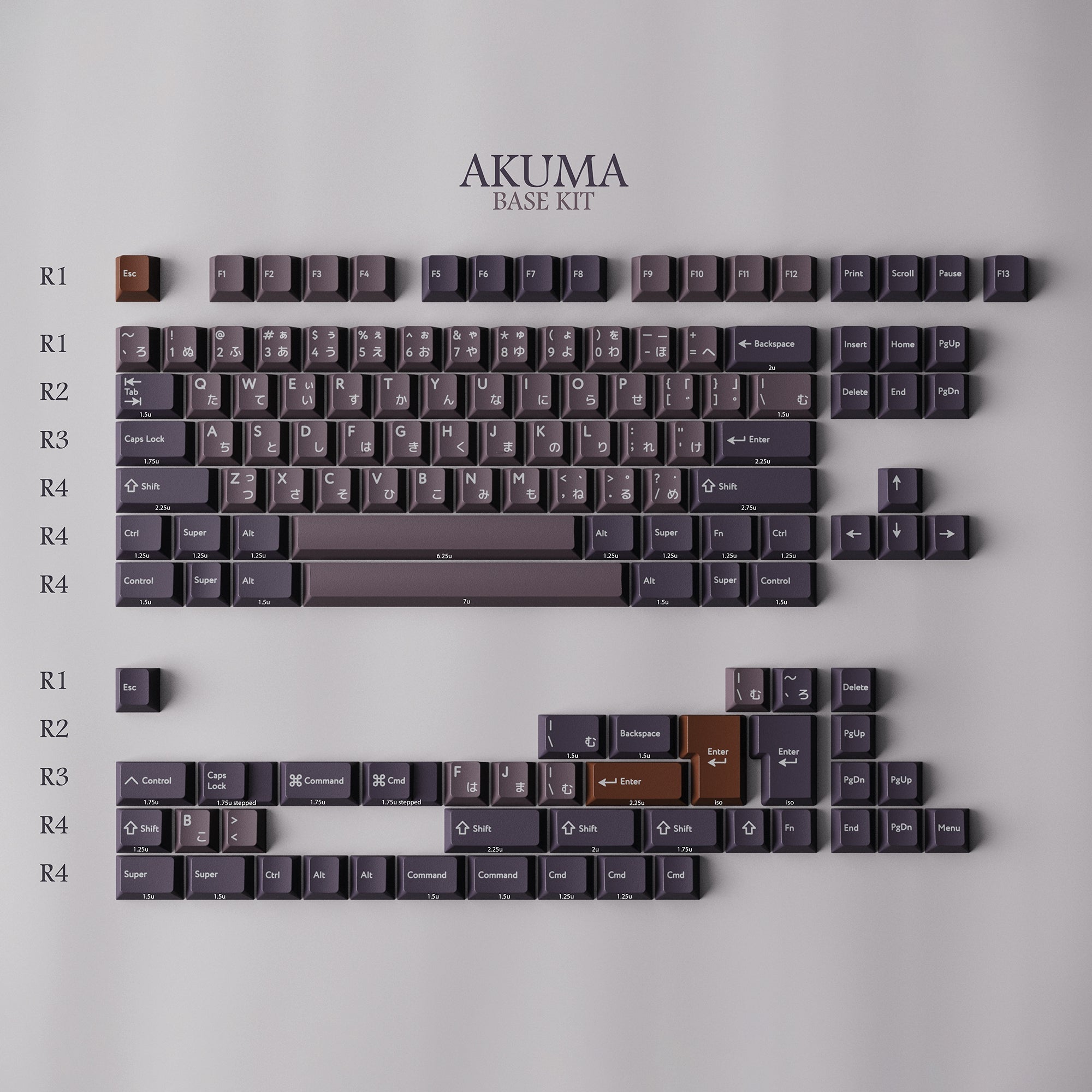 KBDfans Custom Keyboard PBTfans Akuma