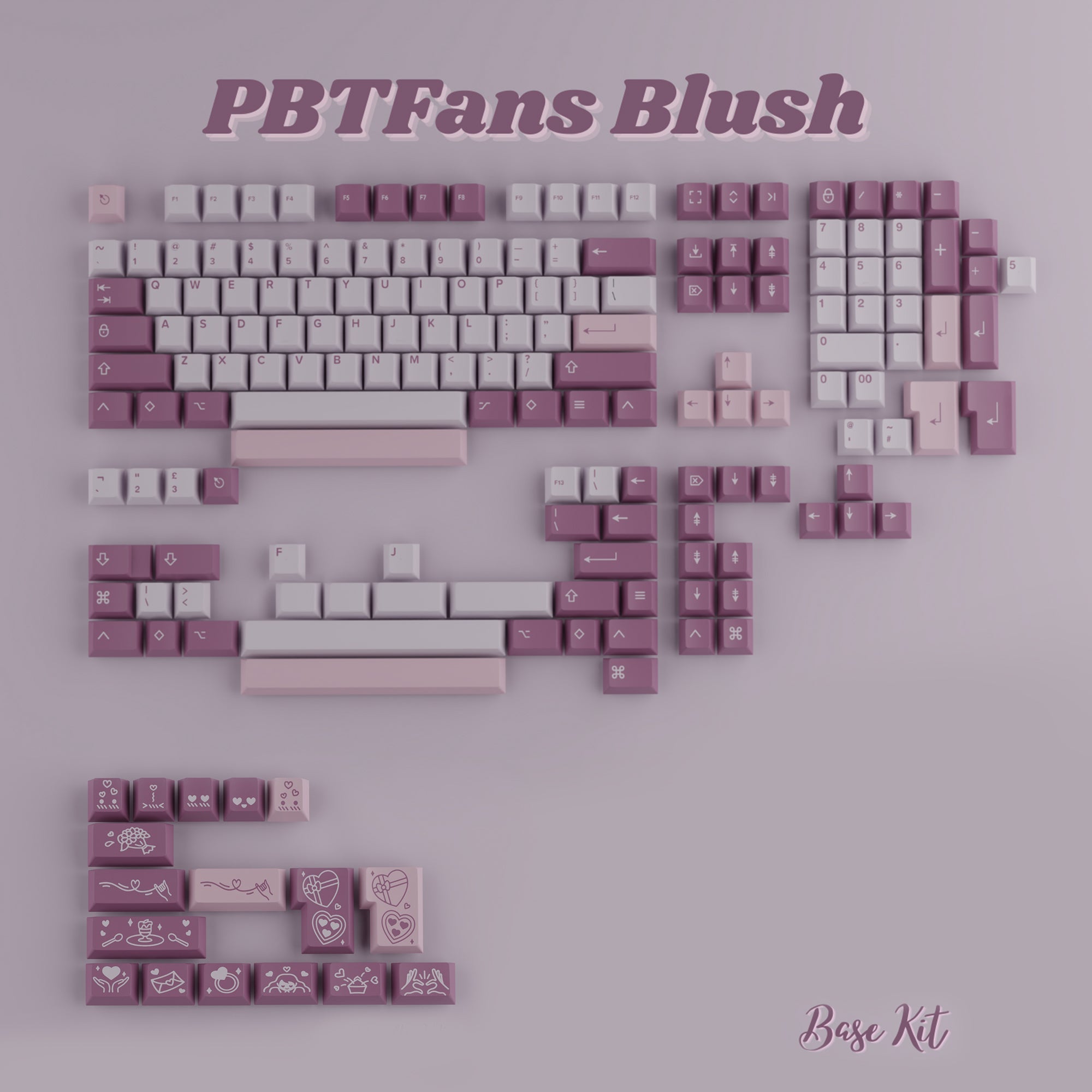 KBDfans Custom Keyboard PBTFans Blush