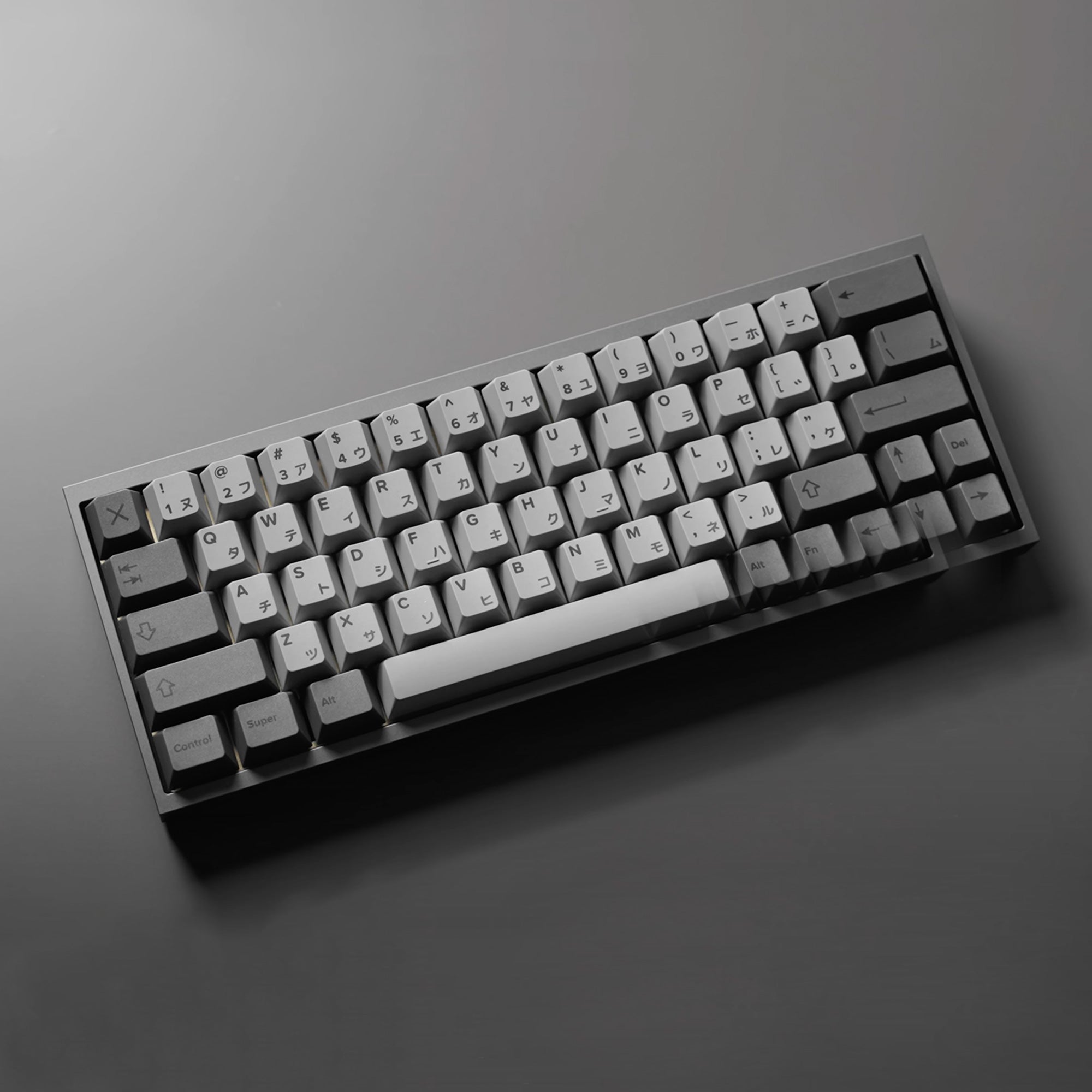 KBDfans Custom Keyboard Tofu60 Mechanical Keyboard With Cement Grey Japanese PBT Keycaps