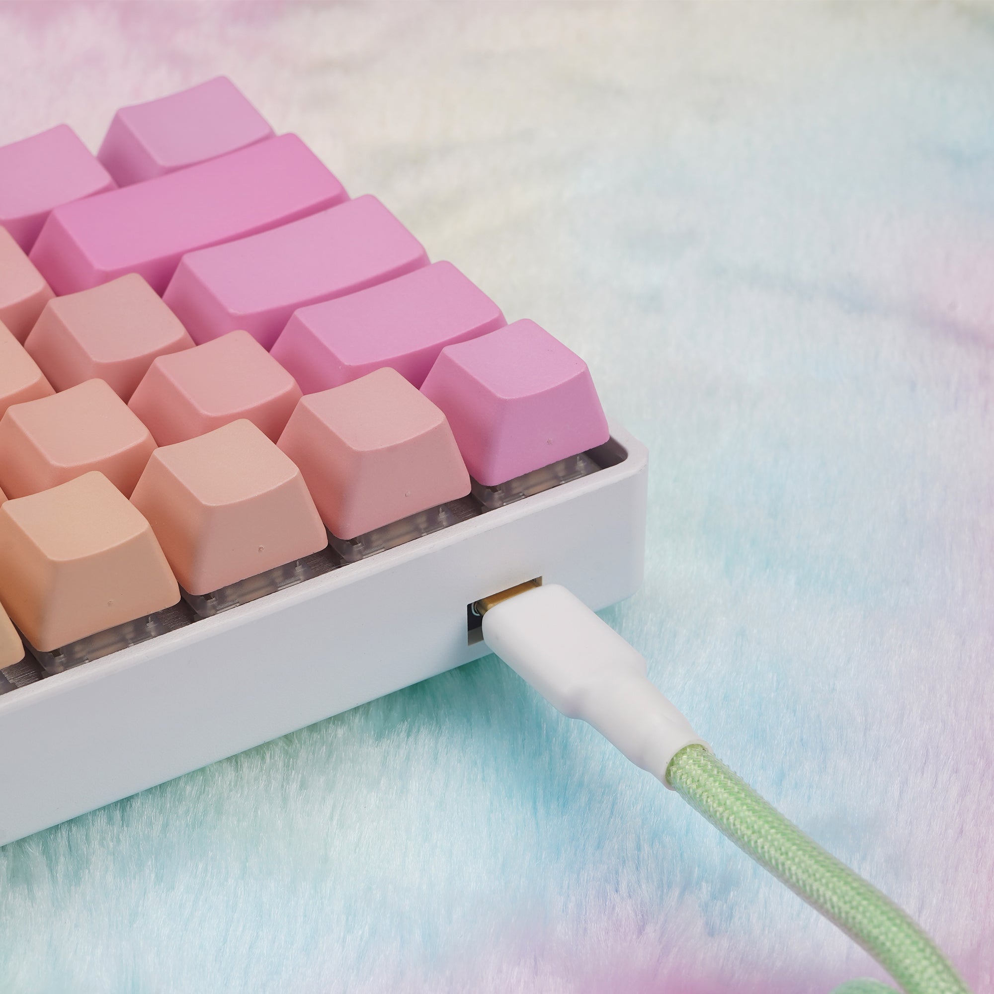 KBDfans Custom Keyboard KBDfans Colorful Handmade Custom Mechanical Keyboard USB-C Cable