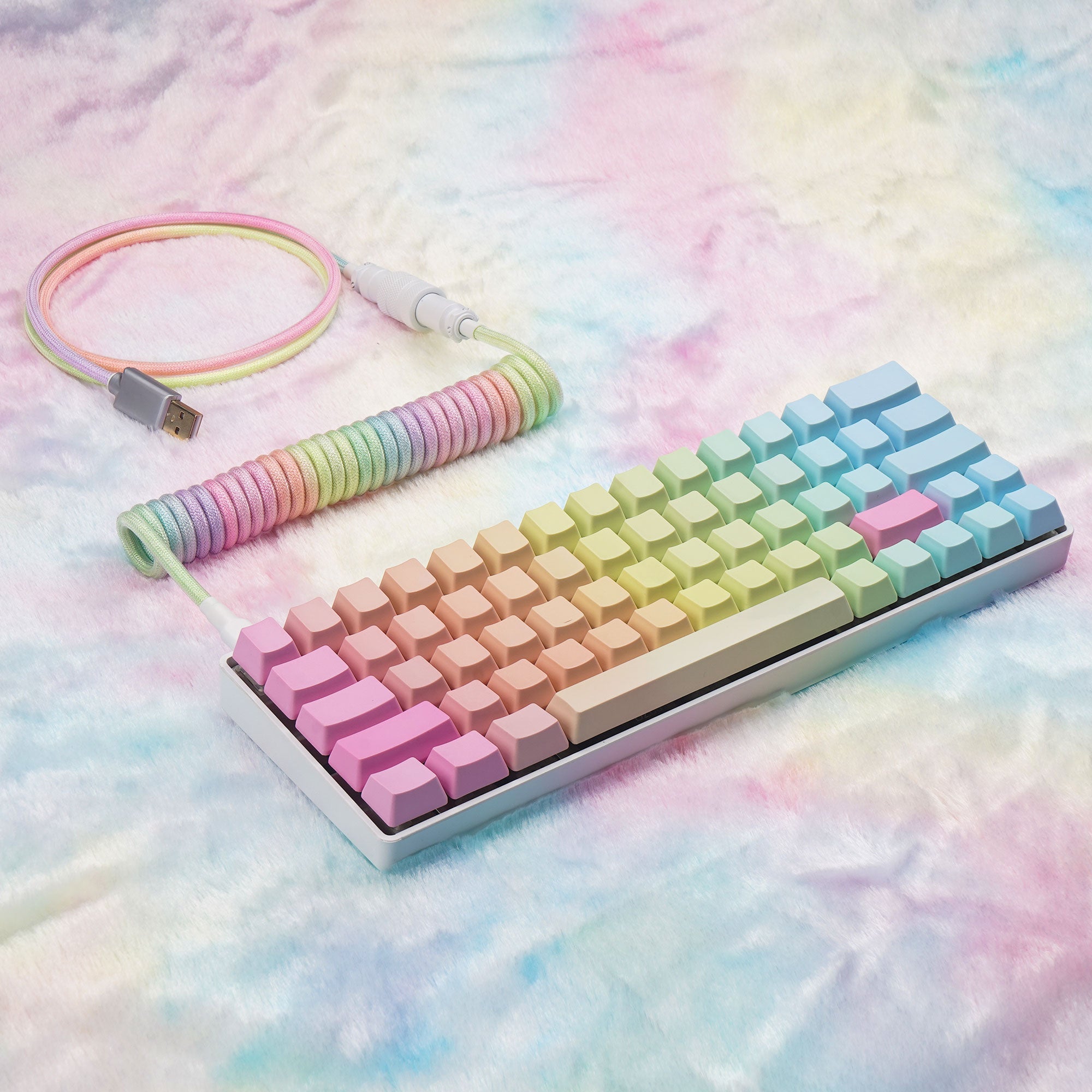 KBDfans Custom Keyboard KBDfans Colorful Handmade Custom Mechanical Keyboard USB-C Cable