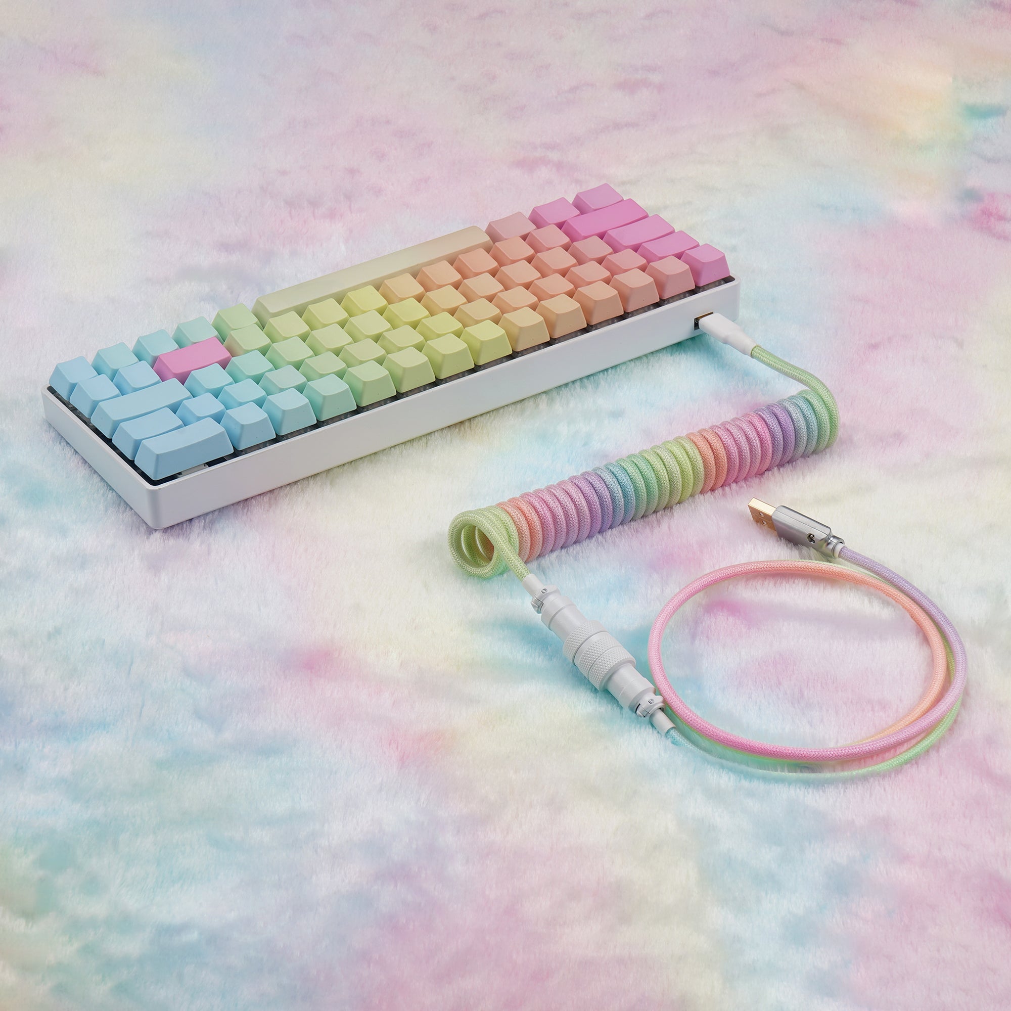 KBDfans Custom Keyboard KBDfans Colorful Handmade Custom Mechanical Keyboard USB-C Cable