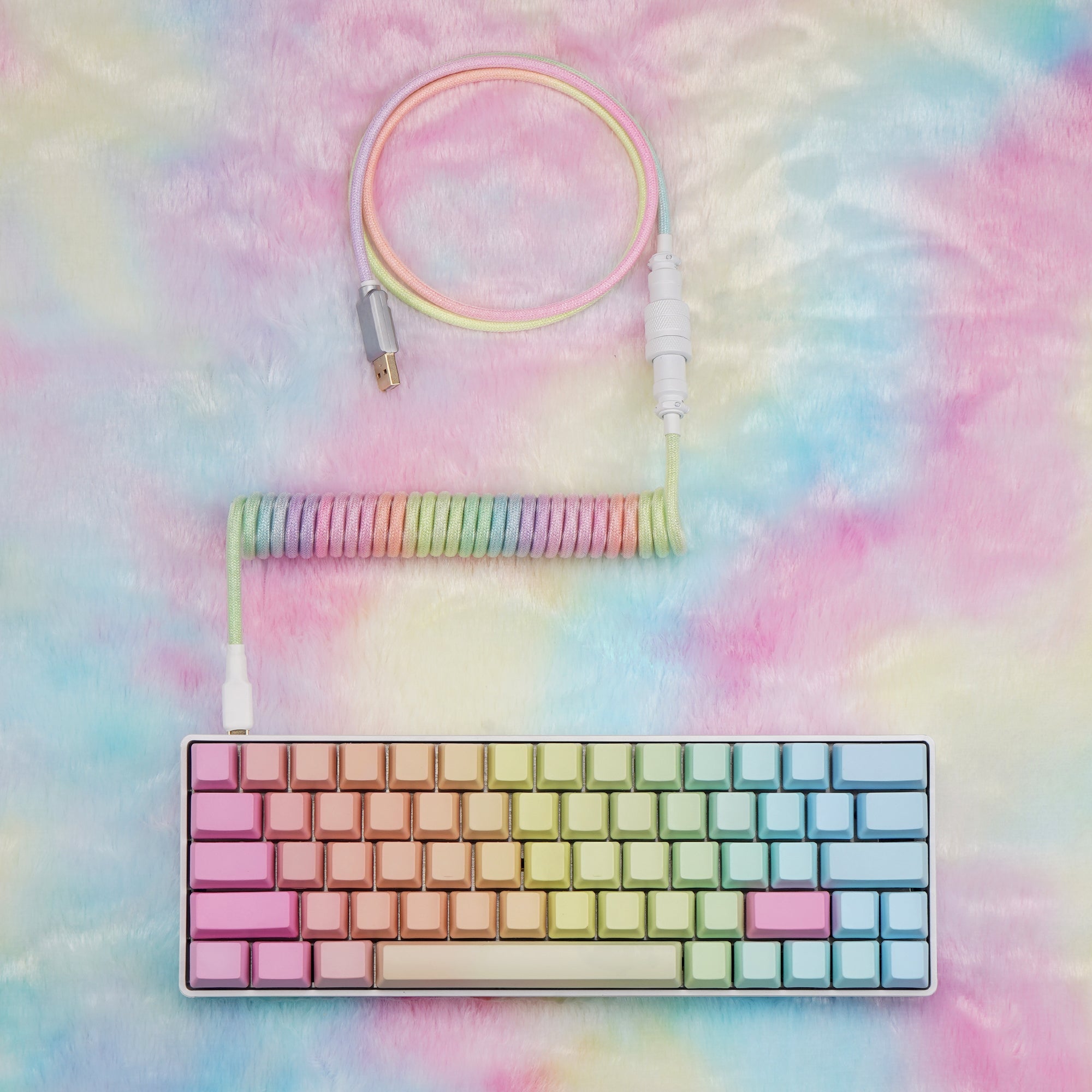 KBDfans Custom Keyboard KBDfans Colorful Handmade Custom Mechanical Keyboard USB-C Cable