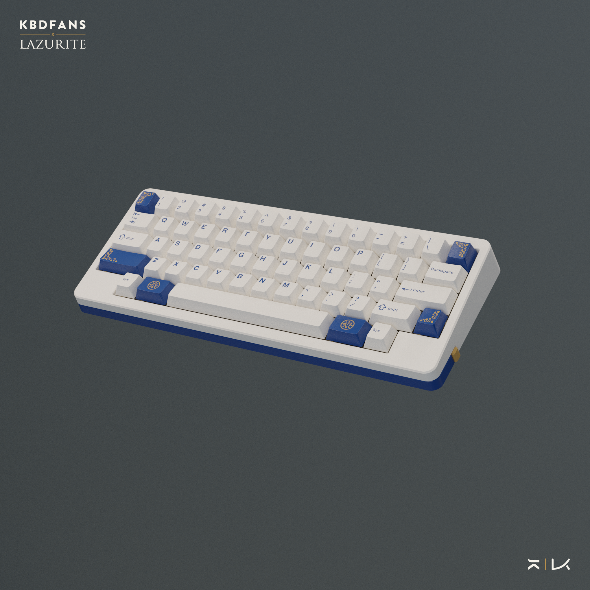 KBDfans D60 lite Lazurite 自作キーボード-