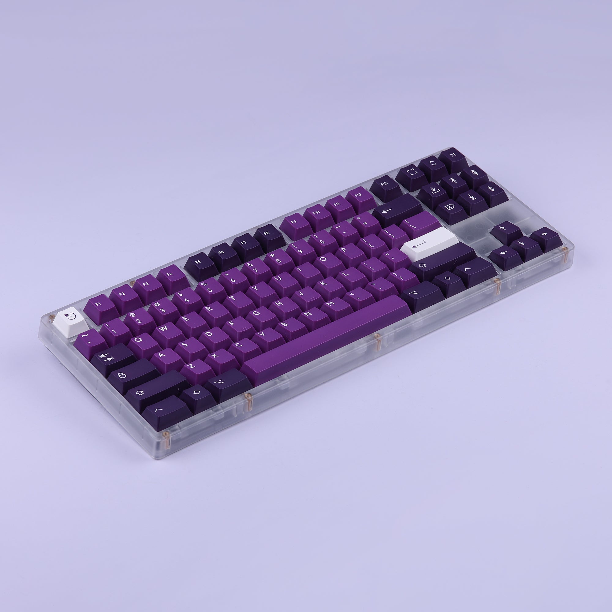 KBDfans Custom Keyboard Ready To Use Tiger Lite Hot-swap Keyboard With PBTfans Purpurite Keycaps