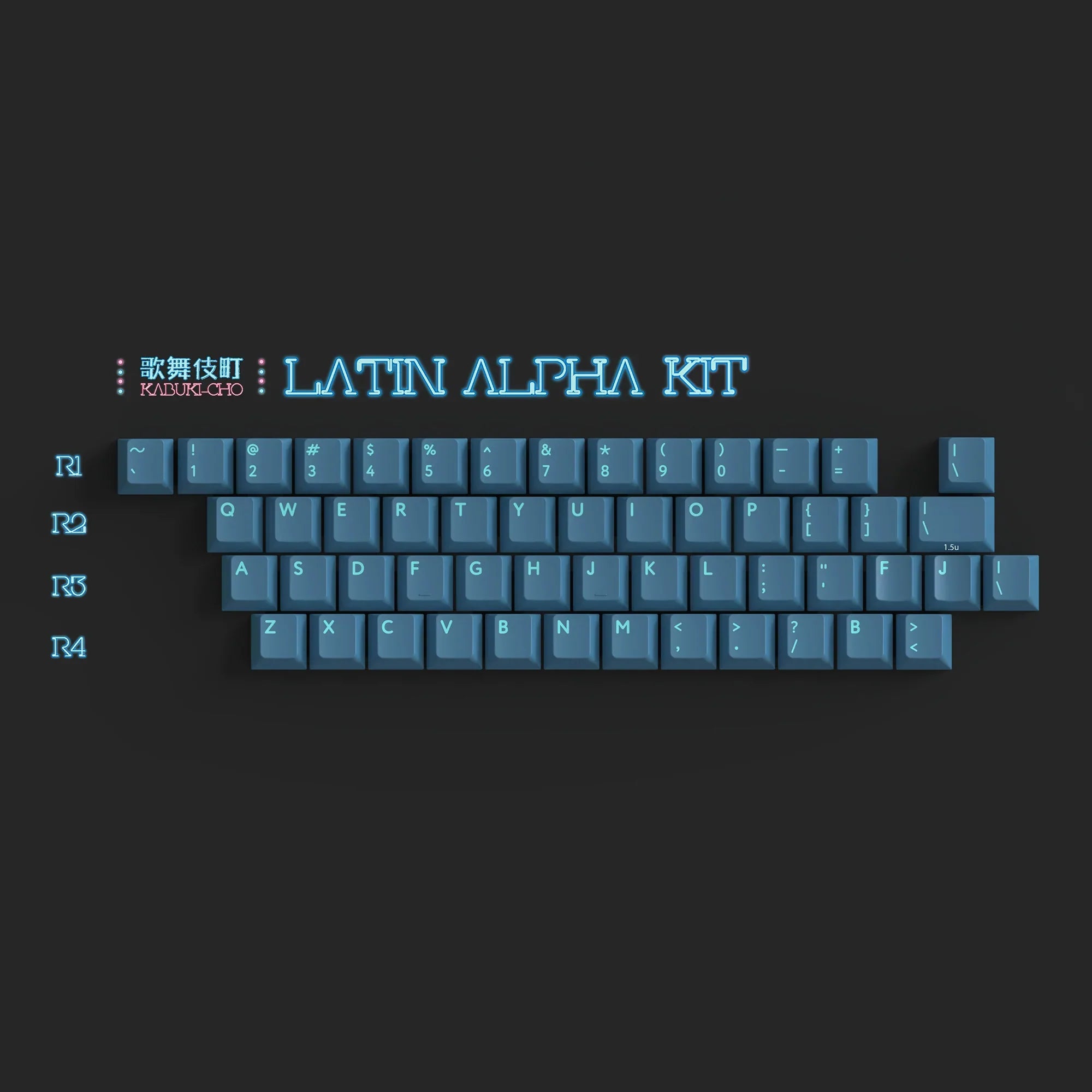 KBDfans Custom Keyboard PBTfans Alphas & Alt mods Kit Collection