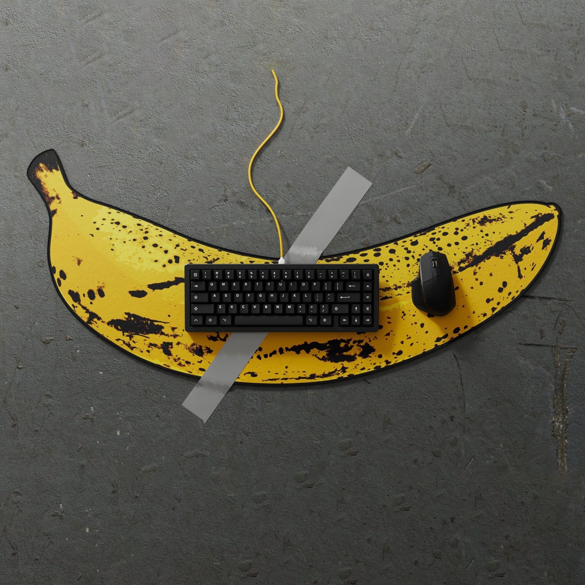 KBDfans Custom Keyboard Banana Deskmat