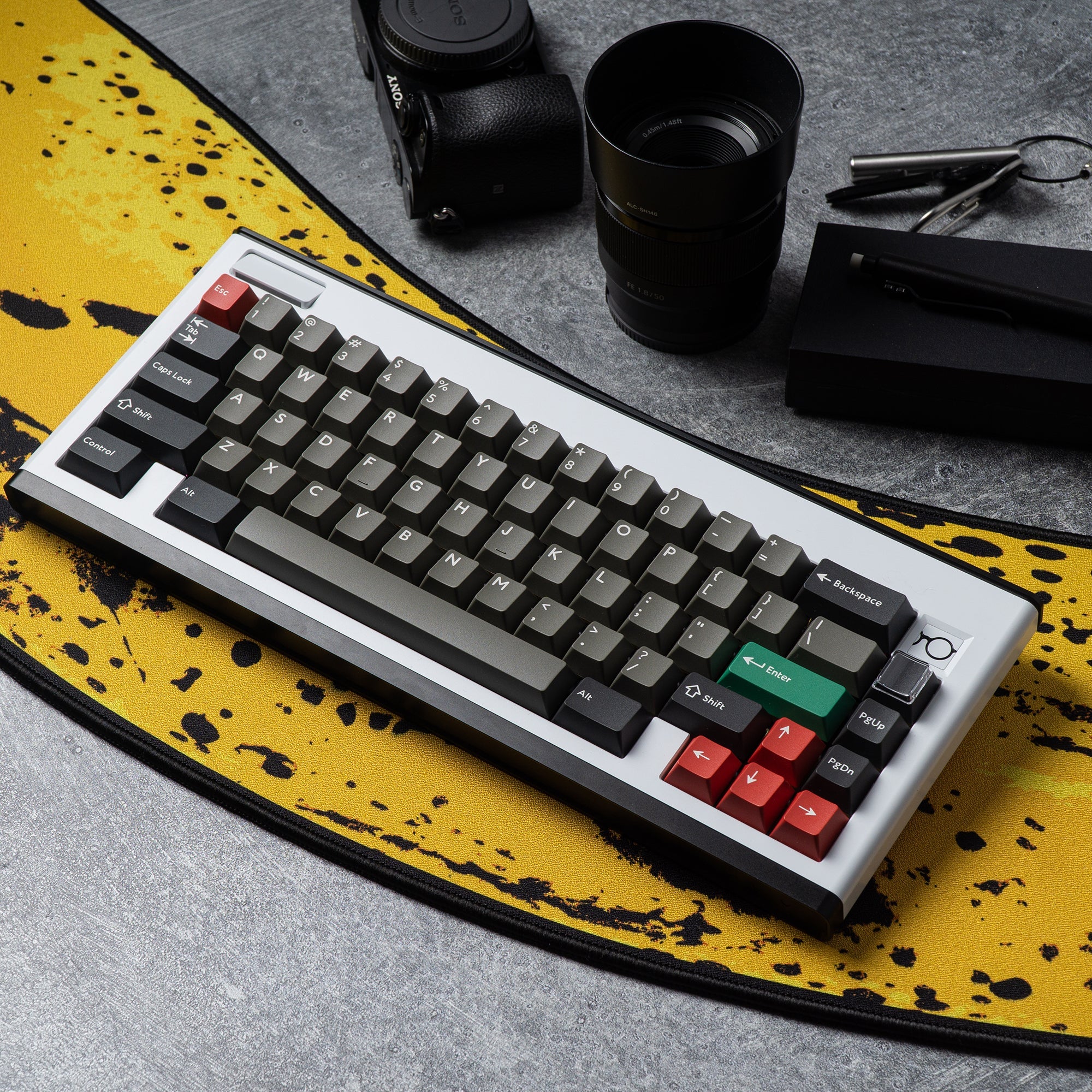 KBDfans Custom Keyboard Banana Deskmat