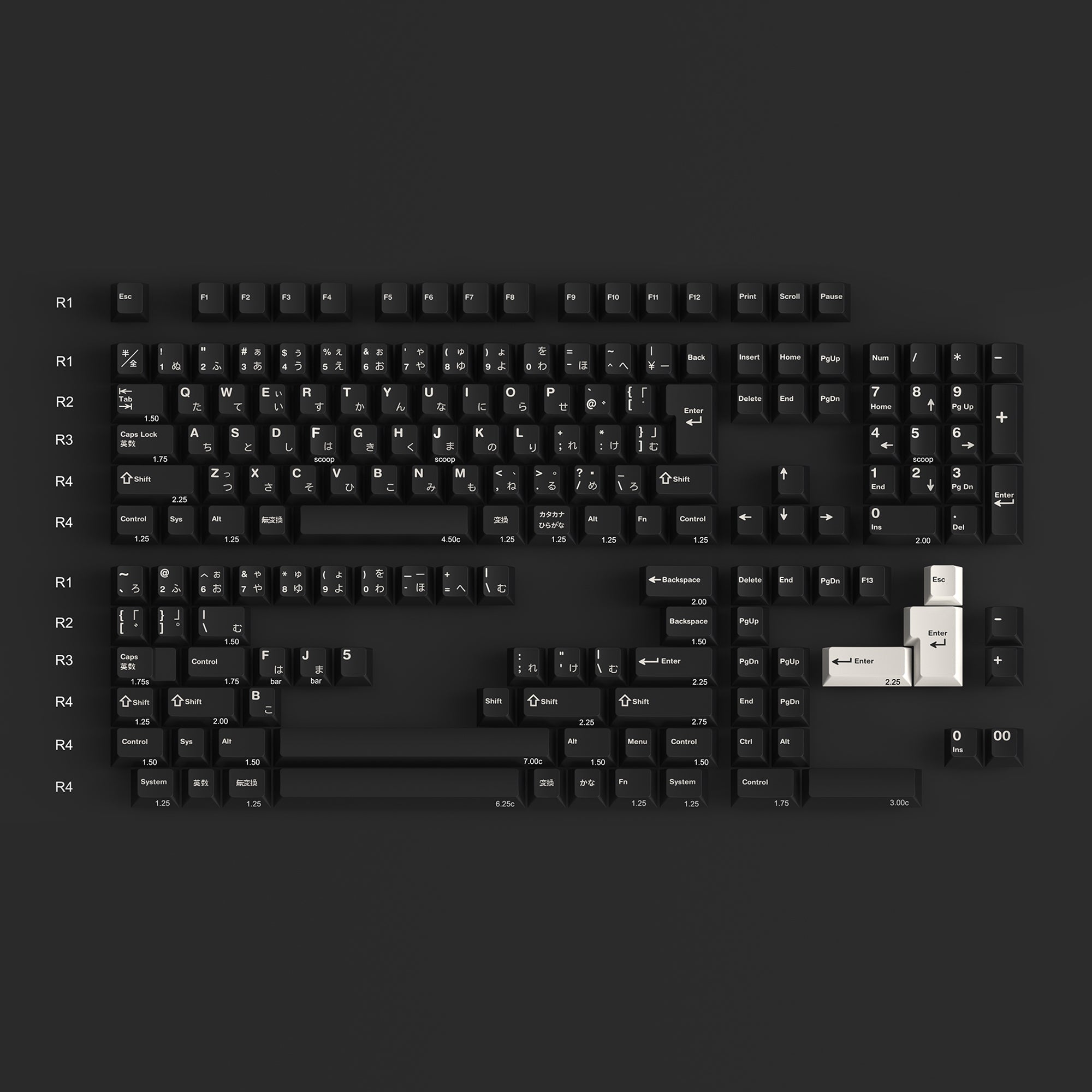 KBDfans Custom Keyboard GMK JIS