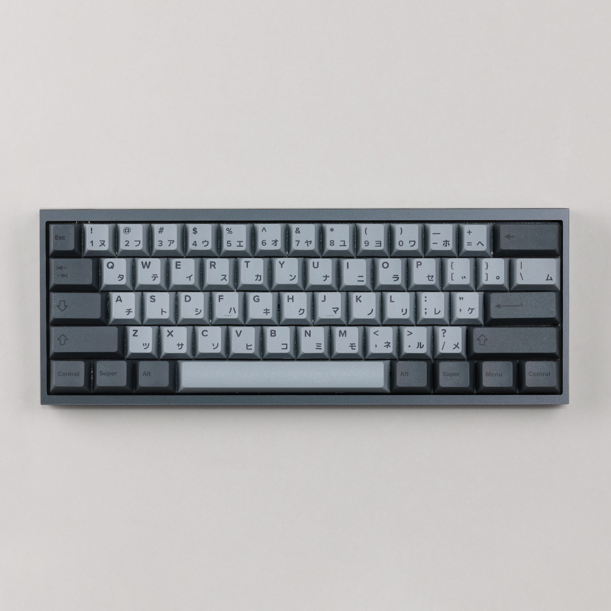 KBDfans Custom Keyboard Tofu60 DZ60RGB ANSI Mechanical Keyboard With Cement Grey Japanese PBT Keycaps