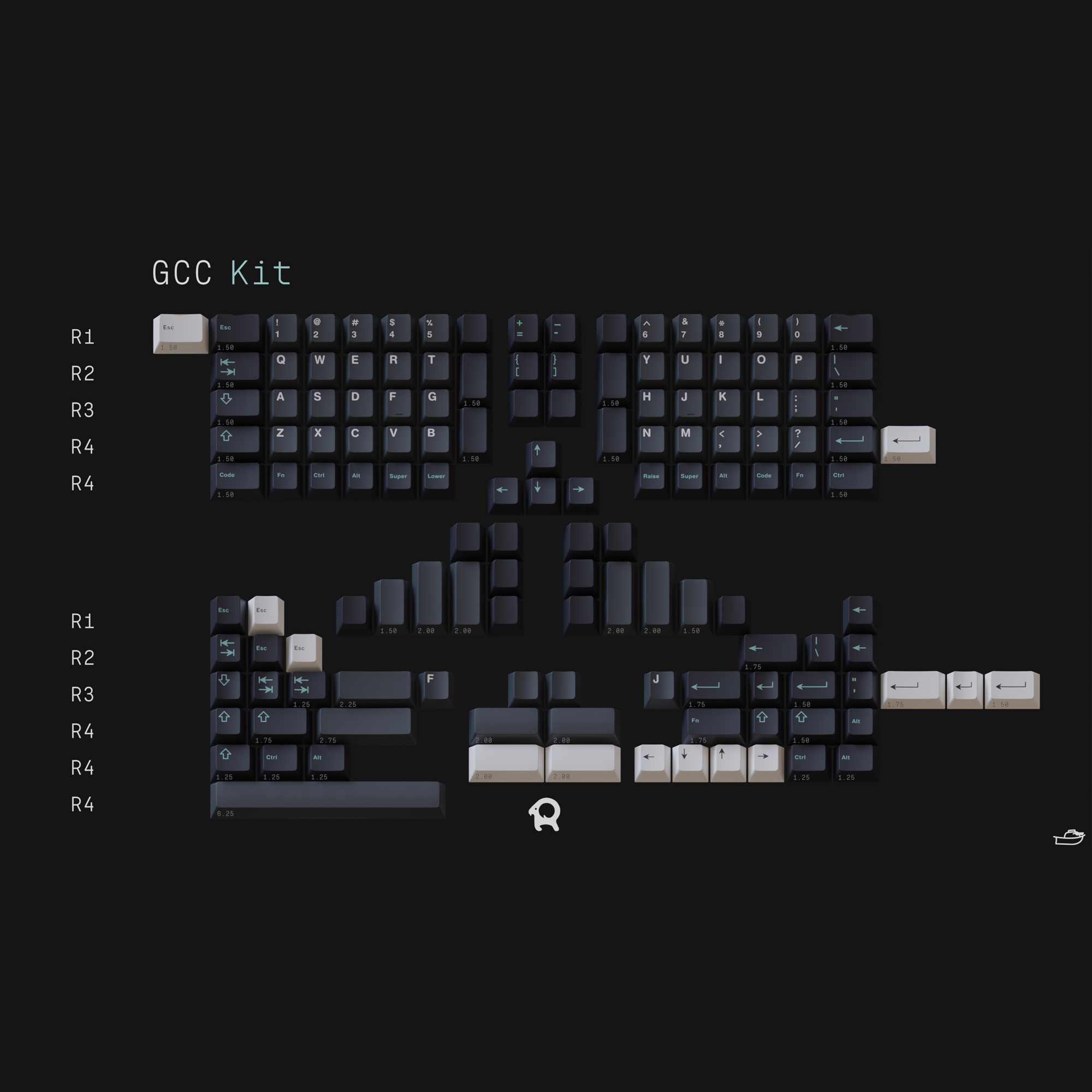 KBDfans Custom Keyboard GMK Arch