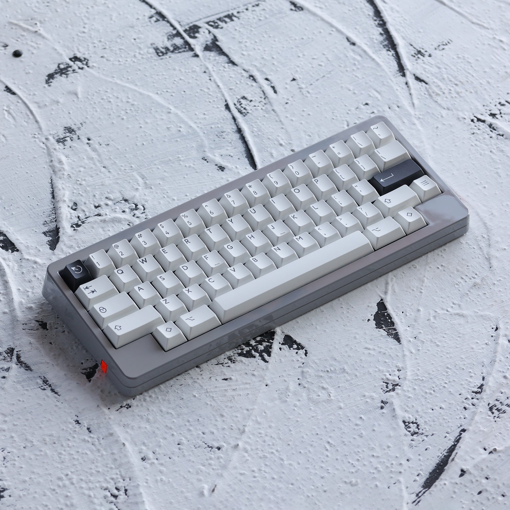 KBDfans Custom Keyboard Ready to use D60lite PC Hot-swap Mechanical Keyboard With PBTfans BOW Keycaps