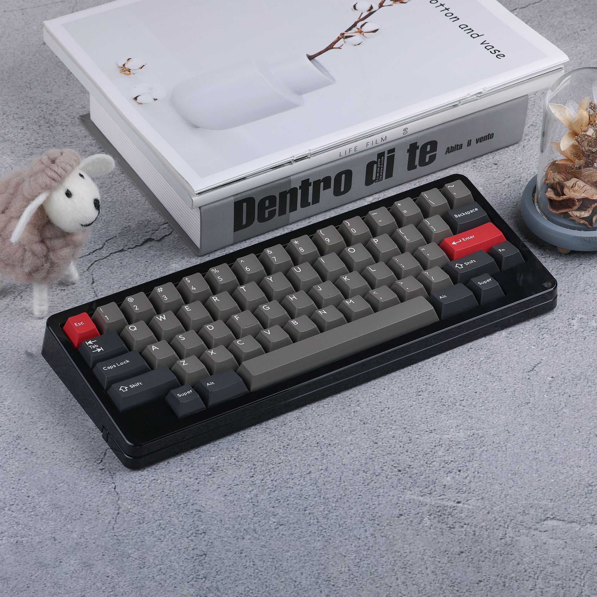 KBDfans Custom Keyboard Ready to use D60lite PC Hot-swap Mechanical Keyboard With PBTfans Dolch Keycaps