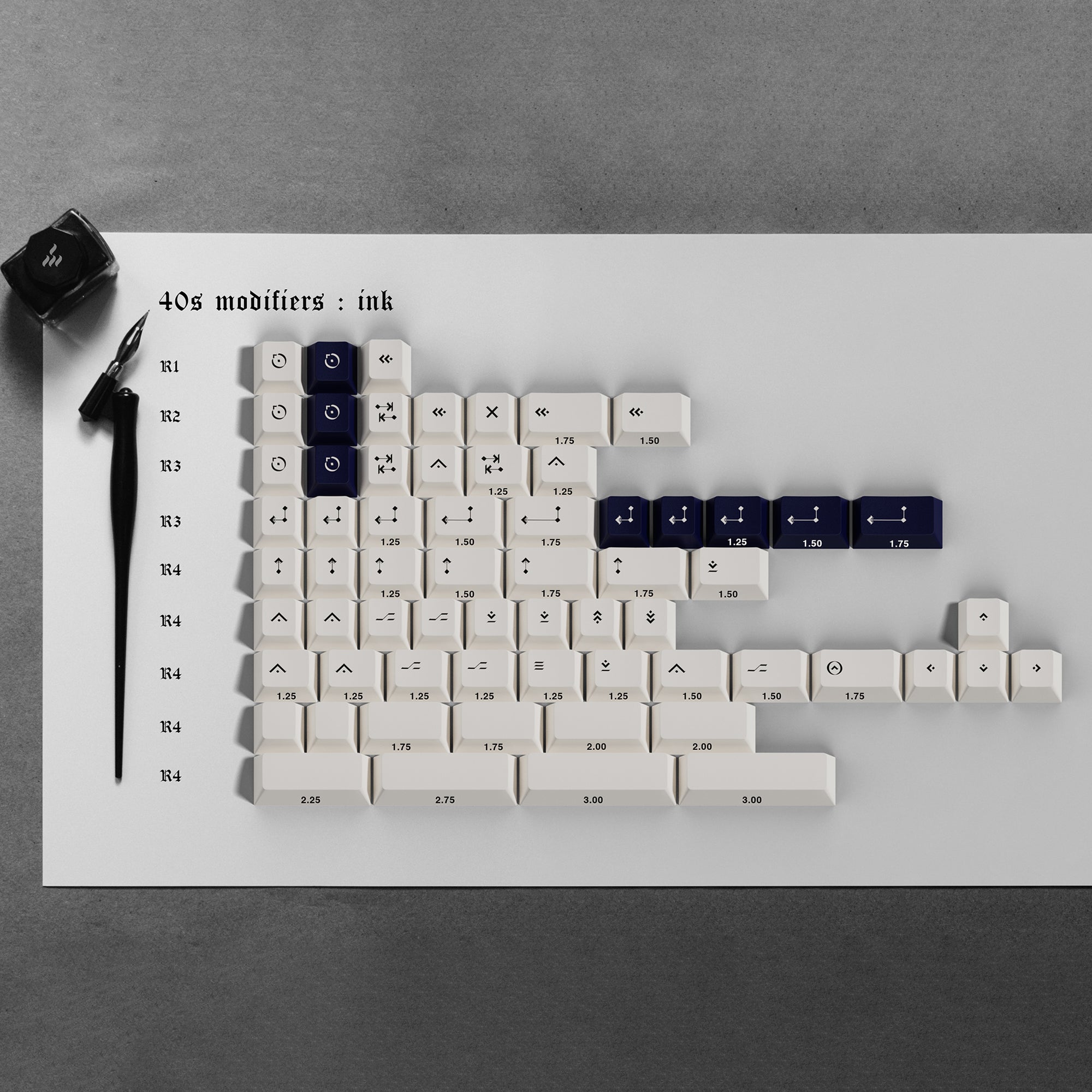 KBDfans Custom Keyboard ePBT Inkdrop