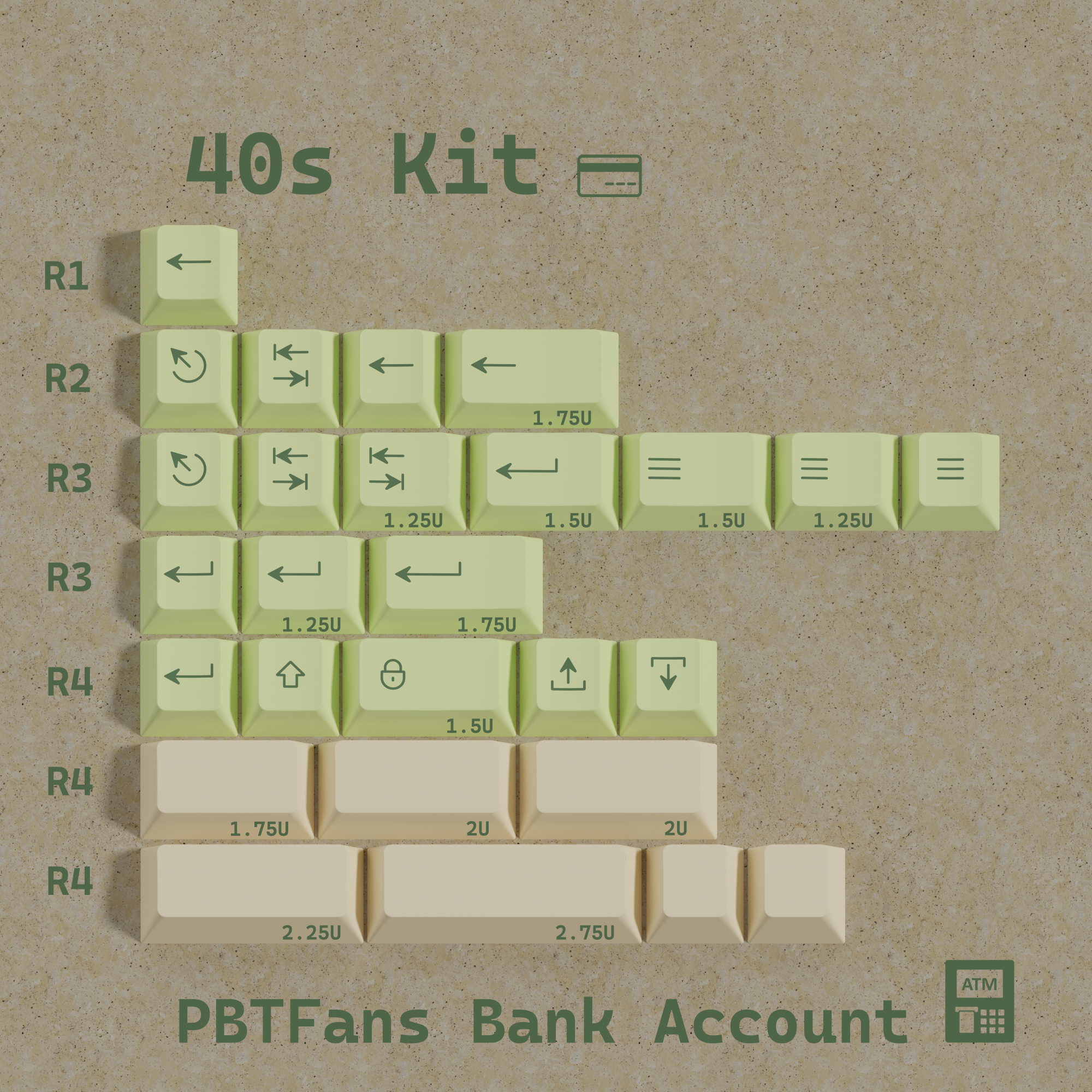 KBDfans Custom Keyboard PBTfans Bank Account