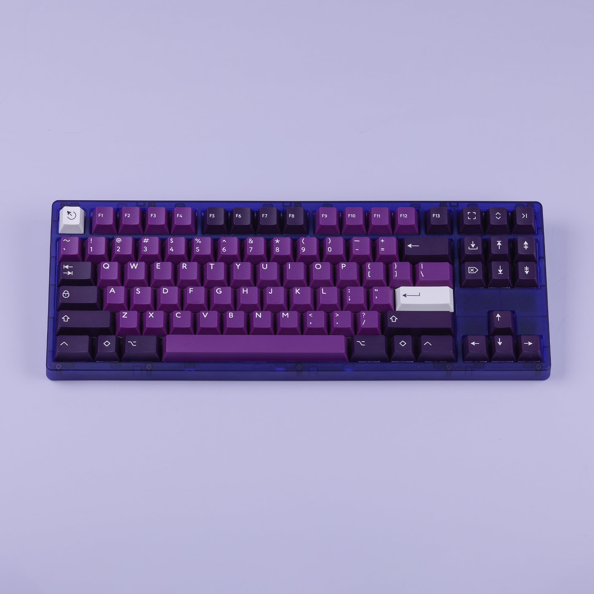 KBDfans Custom Keyboard Ready To Use Tiger Lite Hot-swap Keyboard With PBTfans Purpurite Keycaps