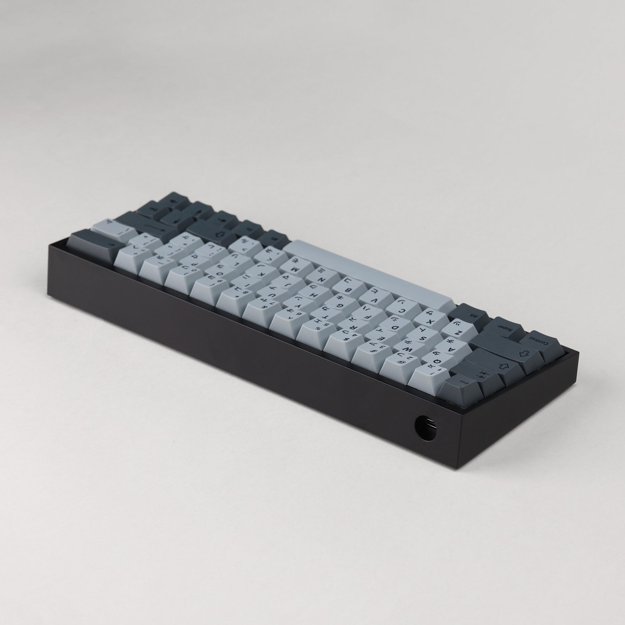 KBDfans Custom Keyboard Tofu60 Mechanical Keyboard With Cement Grey Japanese PBT Keycaps