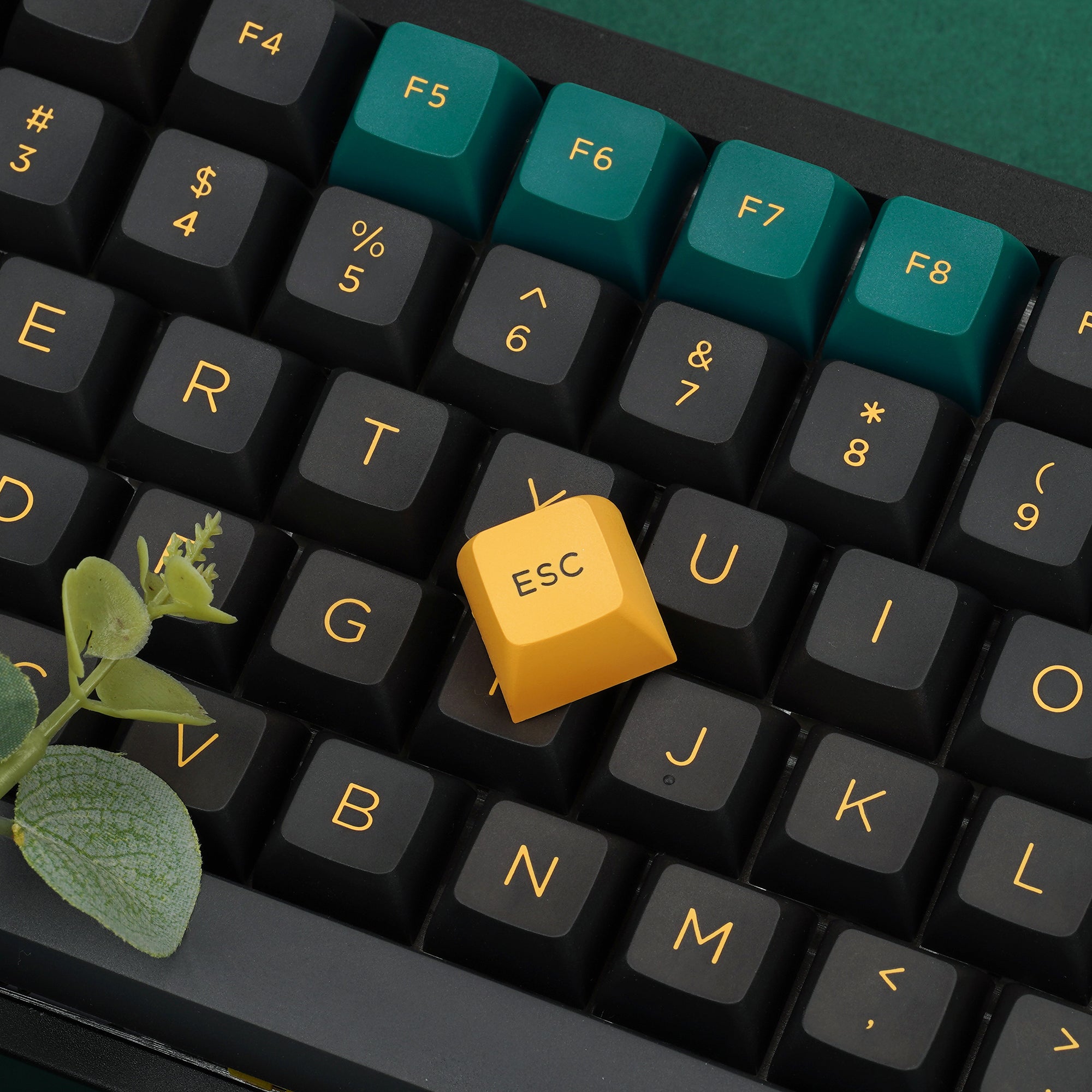 KBDfans Custom Keyboard OSA Marrs Green PBT Doubleshot Keycaps Set