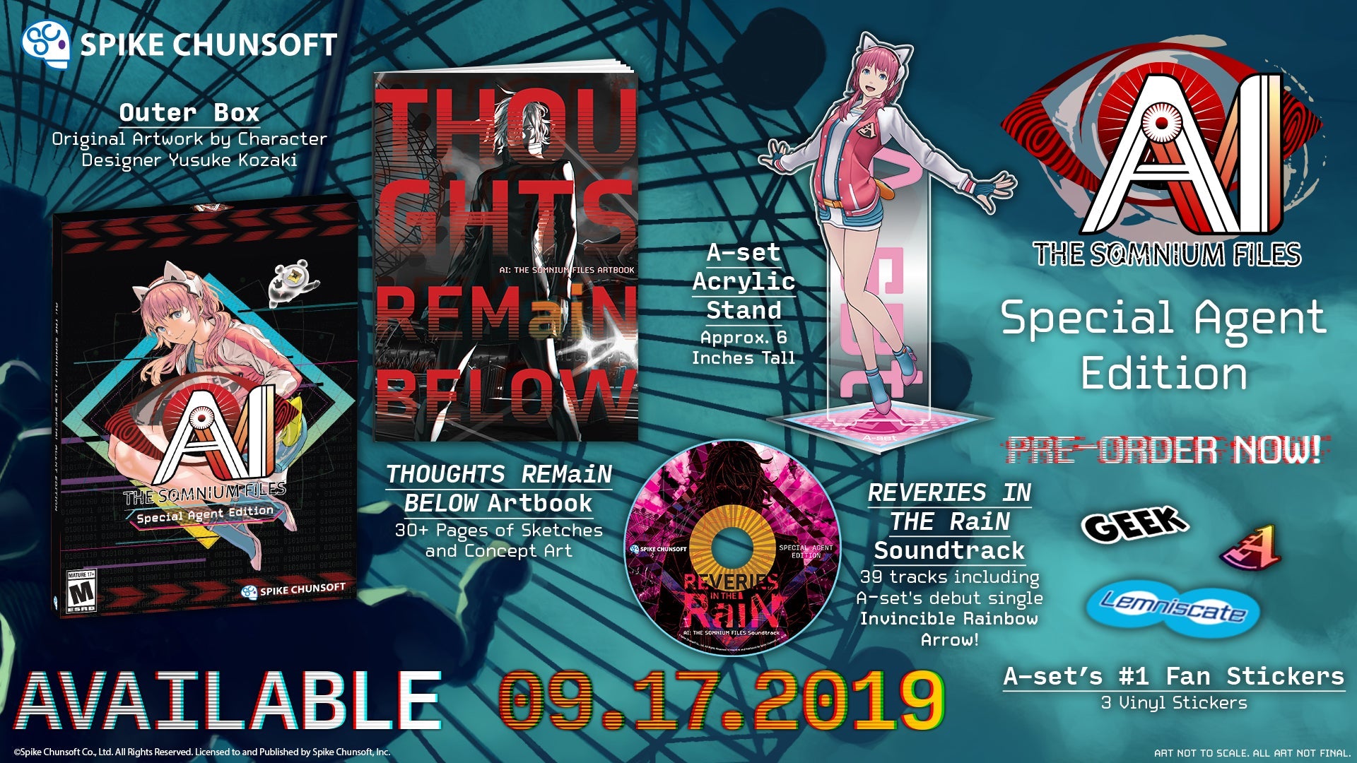 Limited Run Games AI: THE SOMNIUM FILES Special Agent Edition (PC)