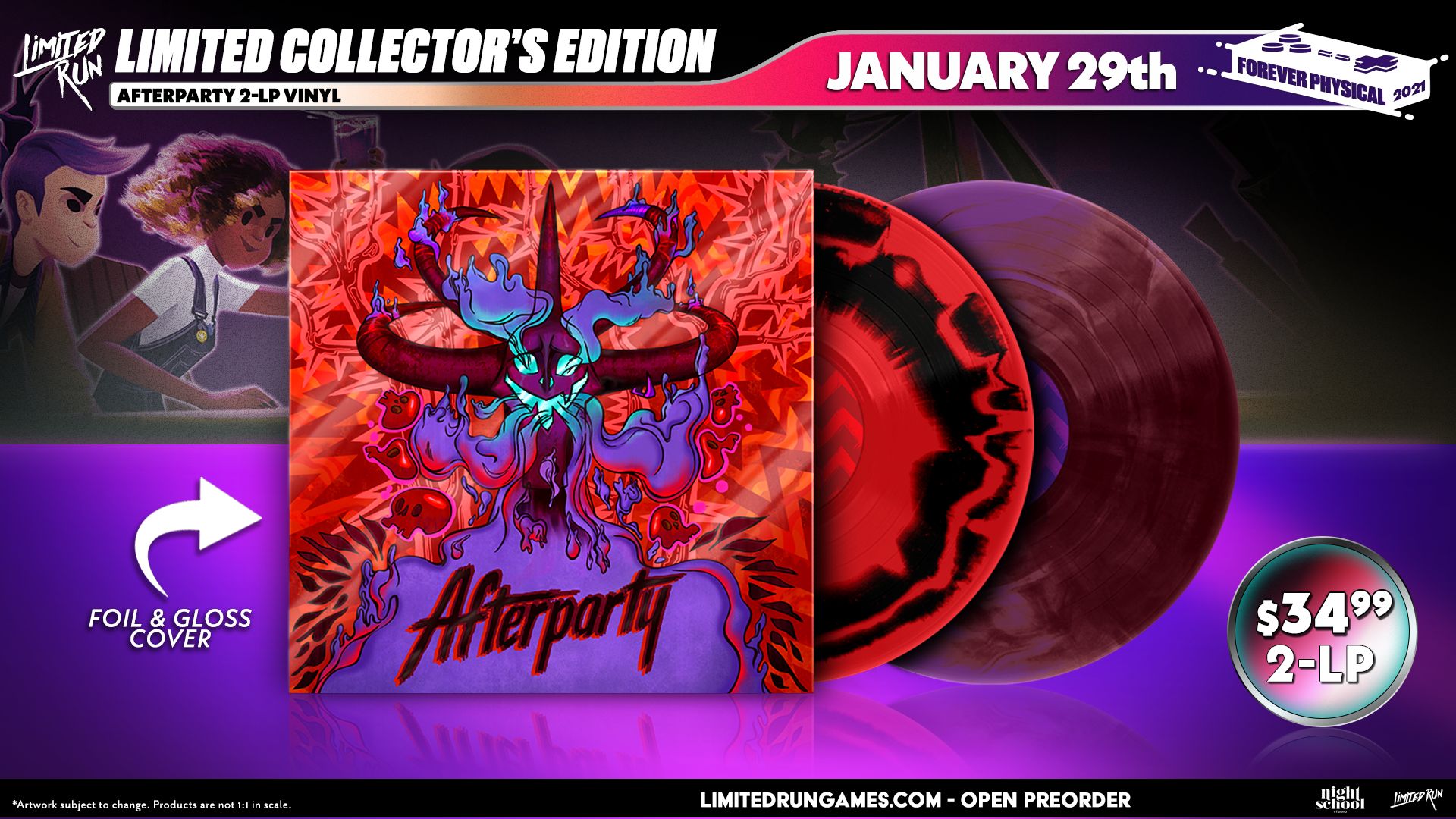 Limited Run Games Afterparty - 2LP Vinyl Soundtrack