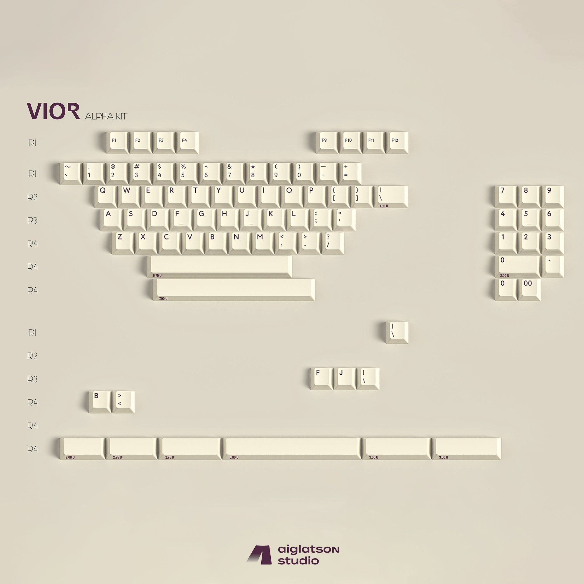 KBDfans Custom Keyboard PBTfans Vior