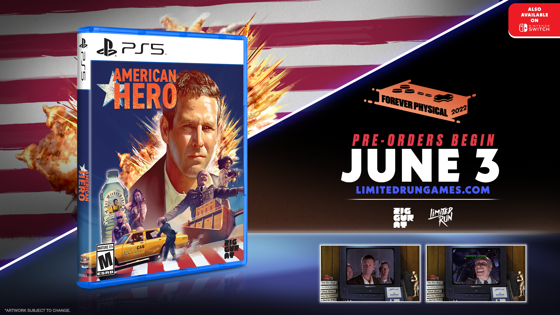 Limited Run Games PS5 Limited Run #26: American Hero