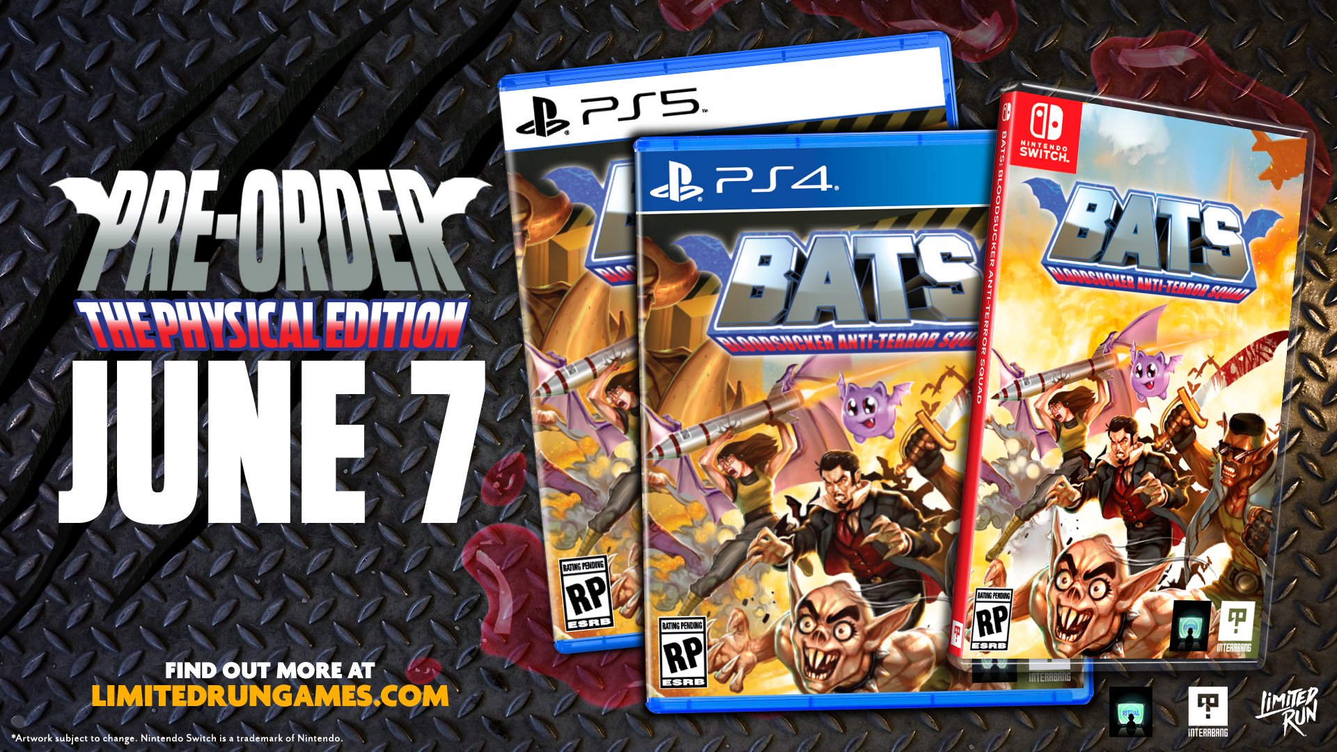 Limited Run Games BATS: Bloodsucker Anti-Terror Squad (Switch)