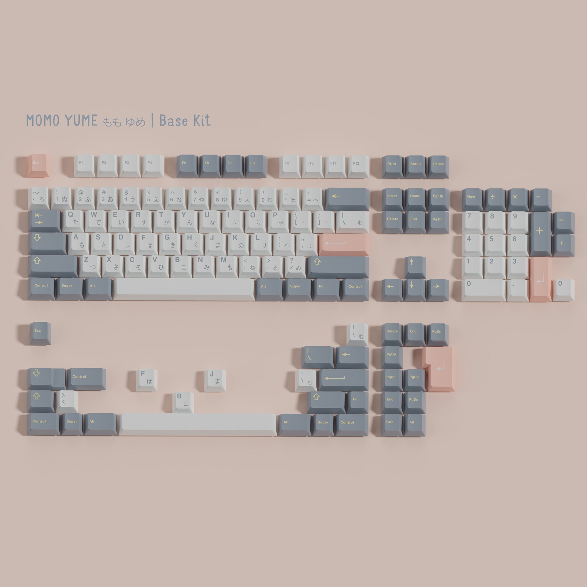 KBDfans Custom Keyboard GMK Momo Yume (もも ゆめ)