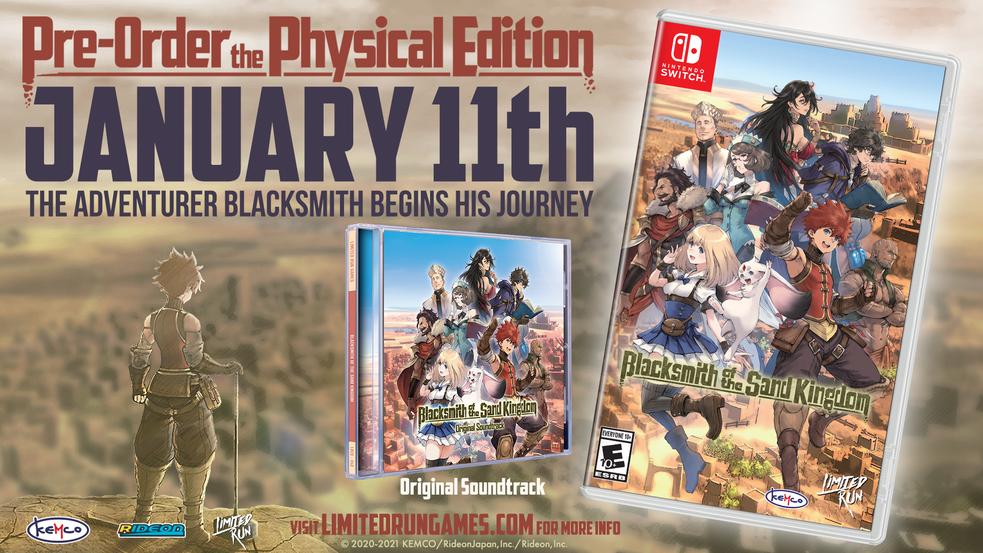 Limited Run Games Blacksmith of the Sand Kingdom OST Bundle (Switch)