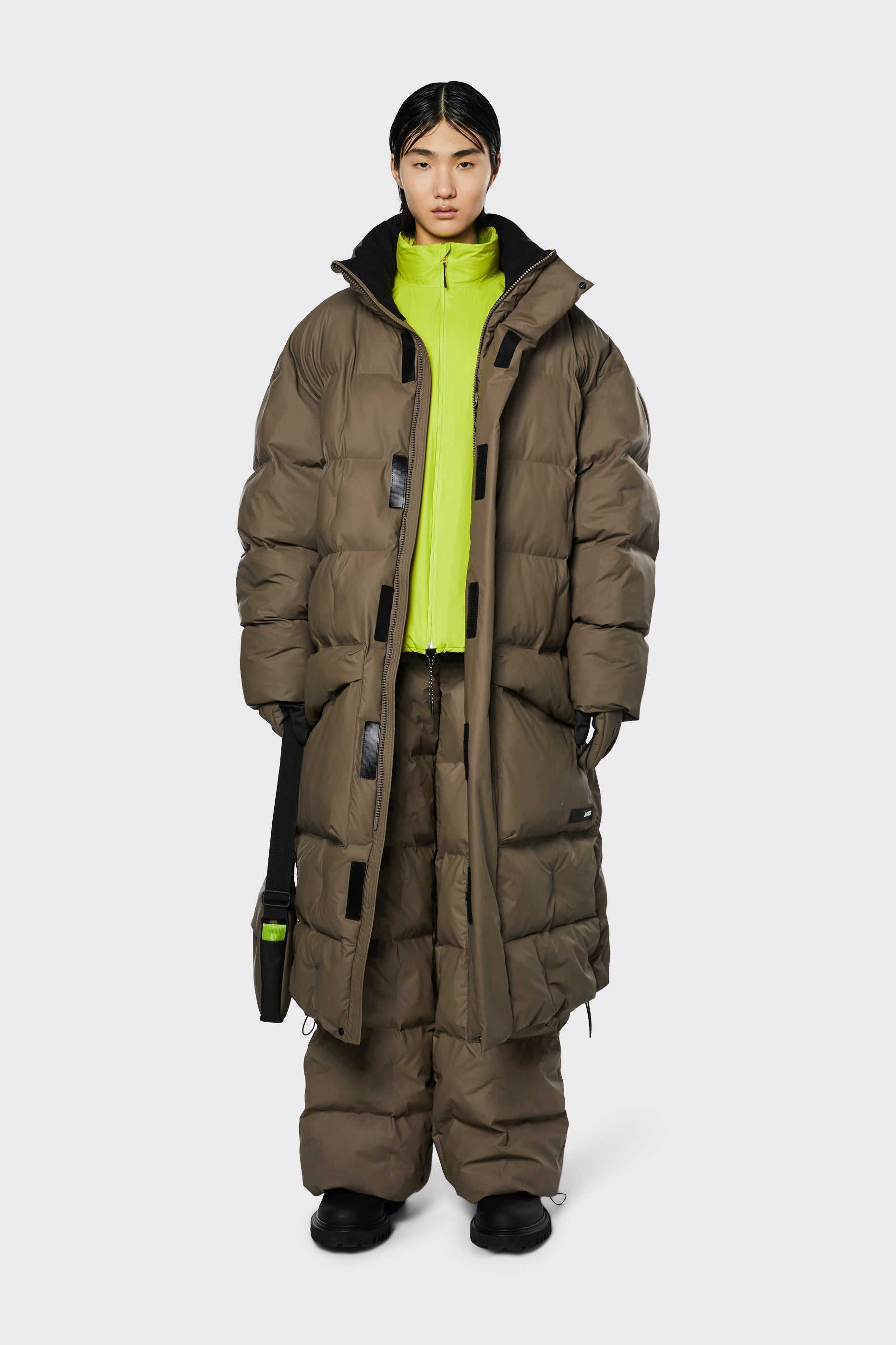 Rains Block Puffer Coat