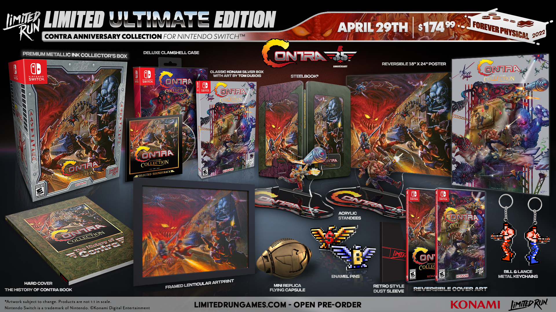 Limited Run Games Switch Limited Run #140: Contra Anniversary Collection Ultimate Edition