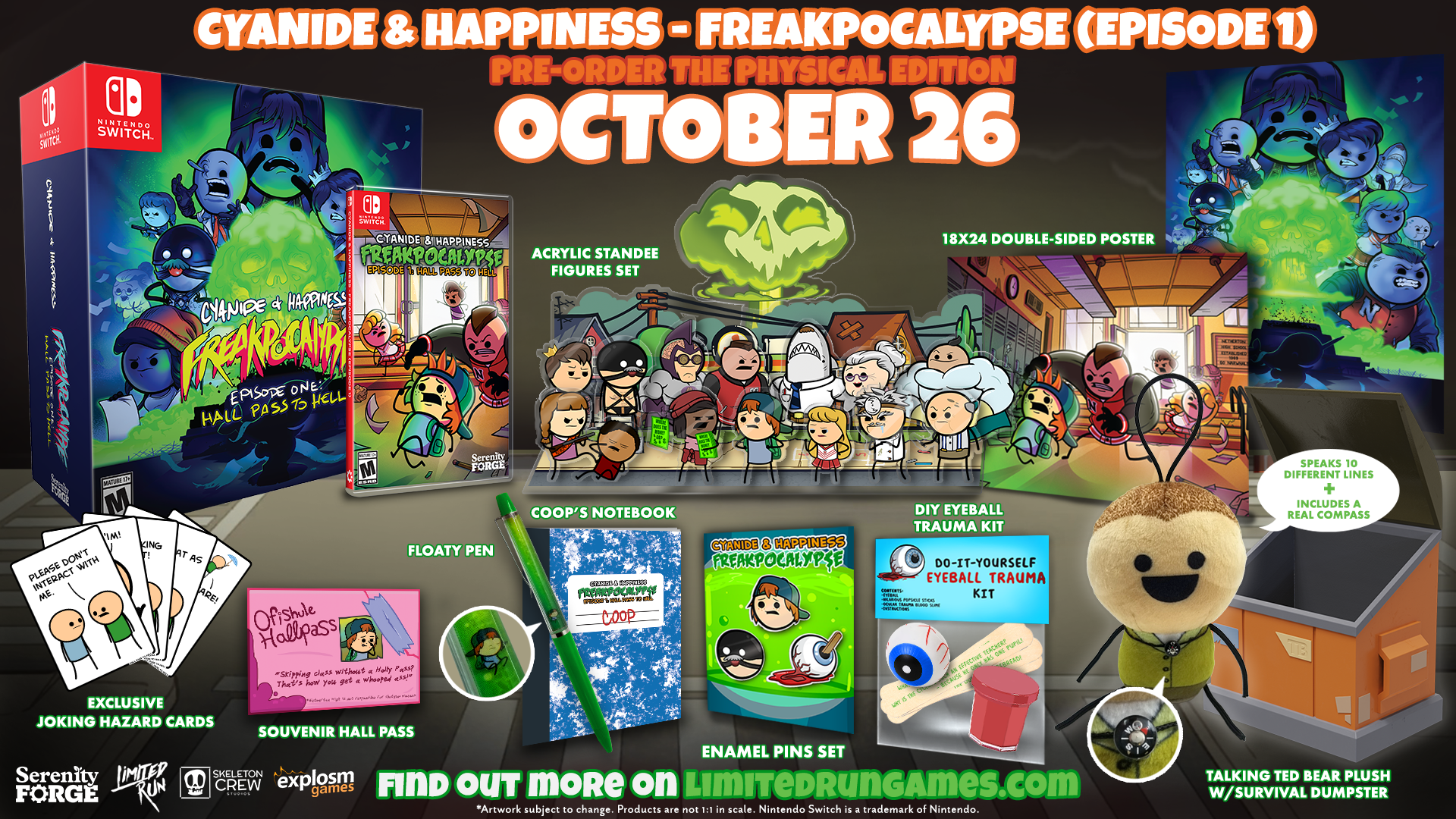 Limited Run Games Cyanide & Happiness - Freakpocalypse (Episode 1) Collector