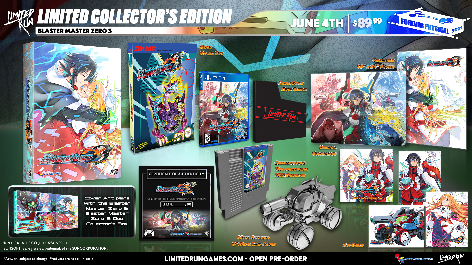 Limited Run Games Limited Run #406: Blaster Master Zero 3 Collector